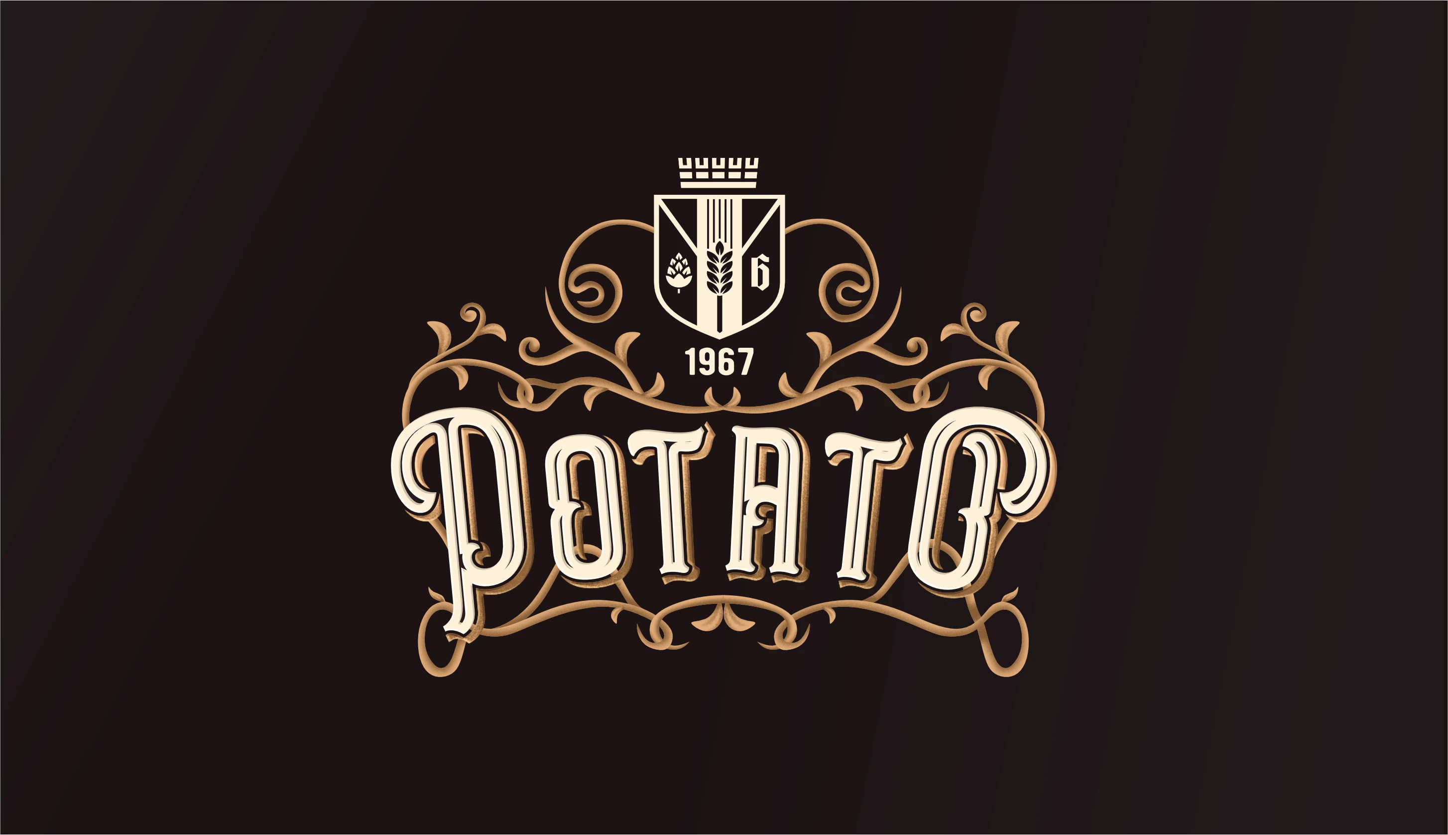 Разработка этикетки крафтового картофельного пива — Изображение №1 — Брендинг, Иллюстрация на Dprofile