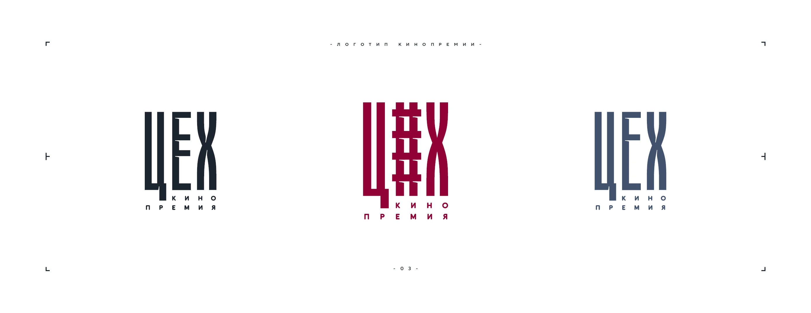 Нейминг и логотипы кинопремии 2025 — Изображение №3 — Брендинг на Dprofile