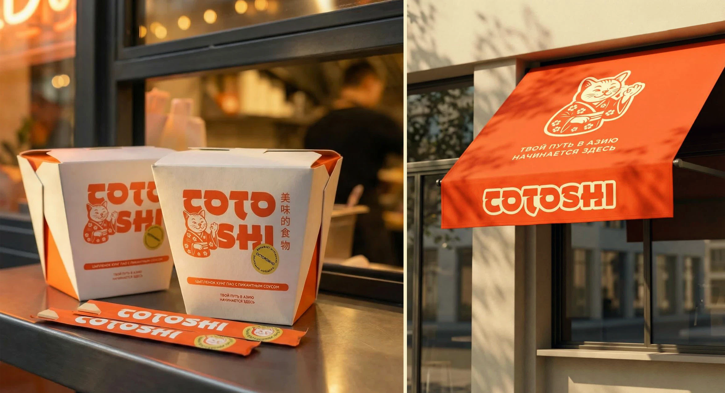 Логотип и фирменный стиль для паназиатского кафе — Изображение №11 — Брендинг на Dprofile