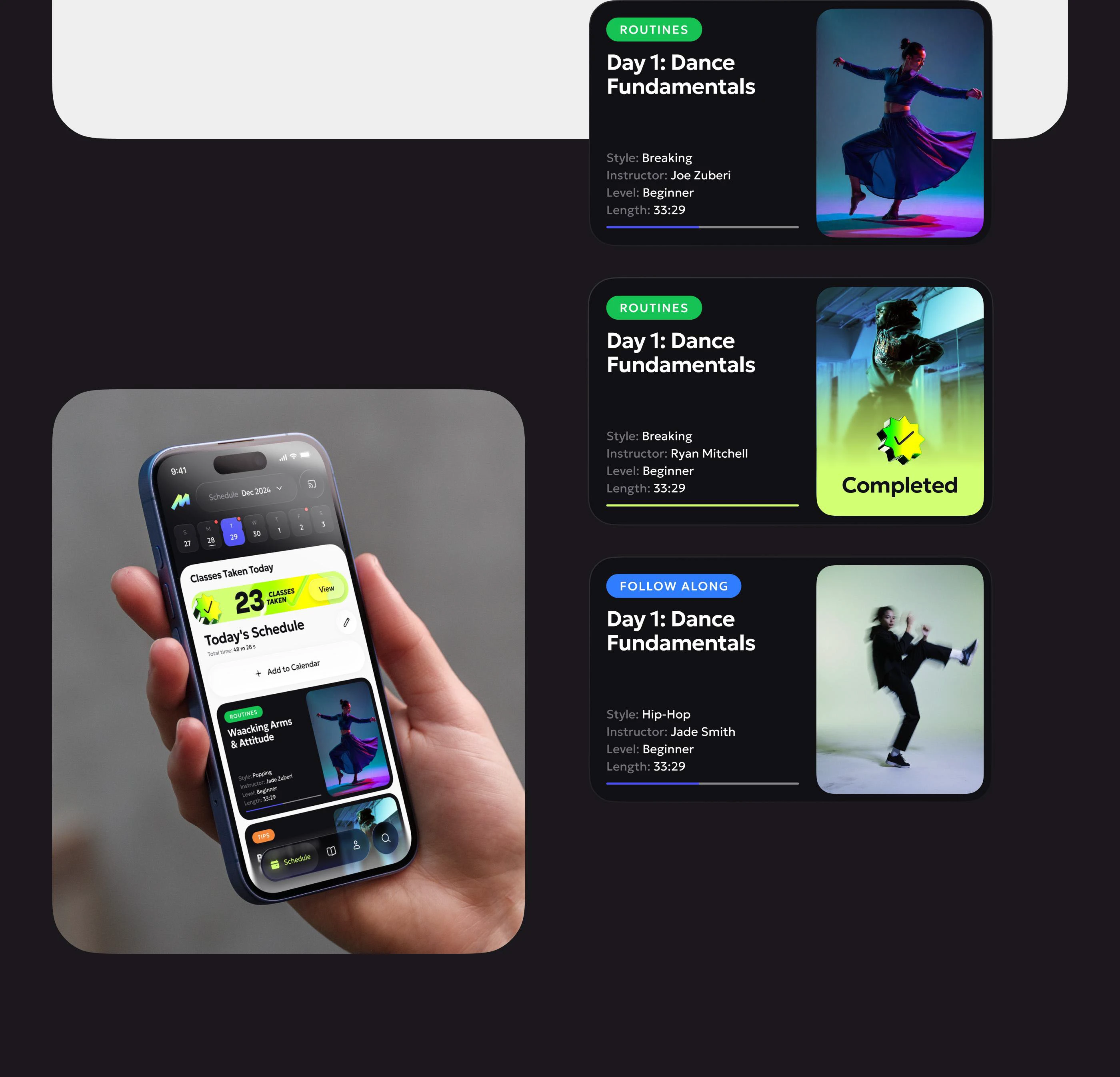 Dance Learning App — Изображение №11 — Интерфейсы на Dprofile