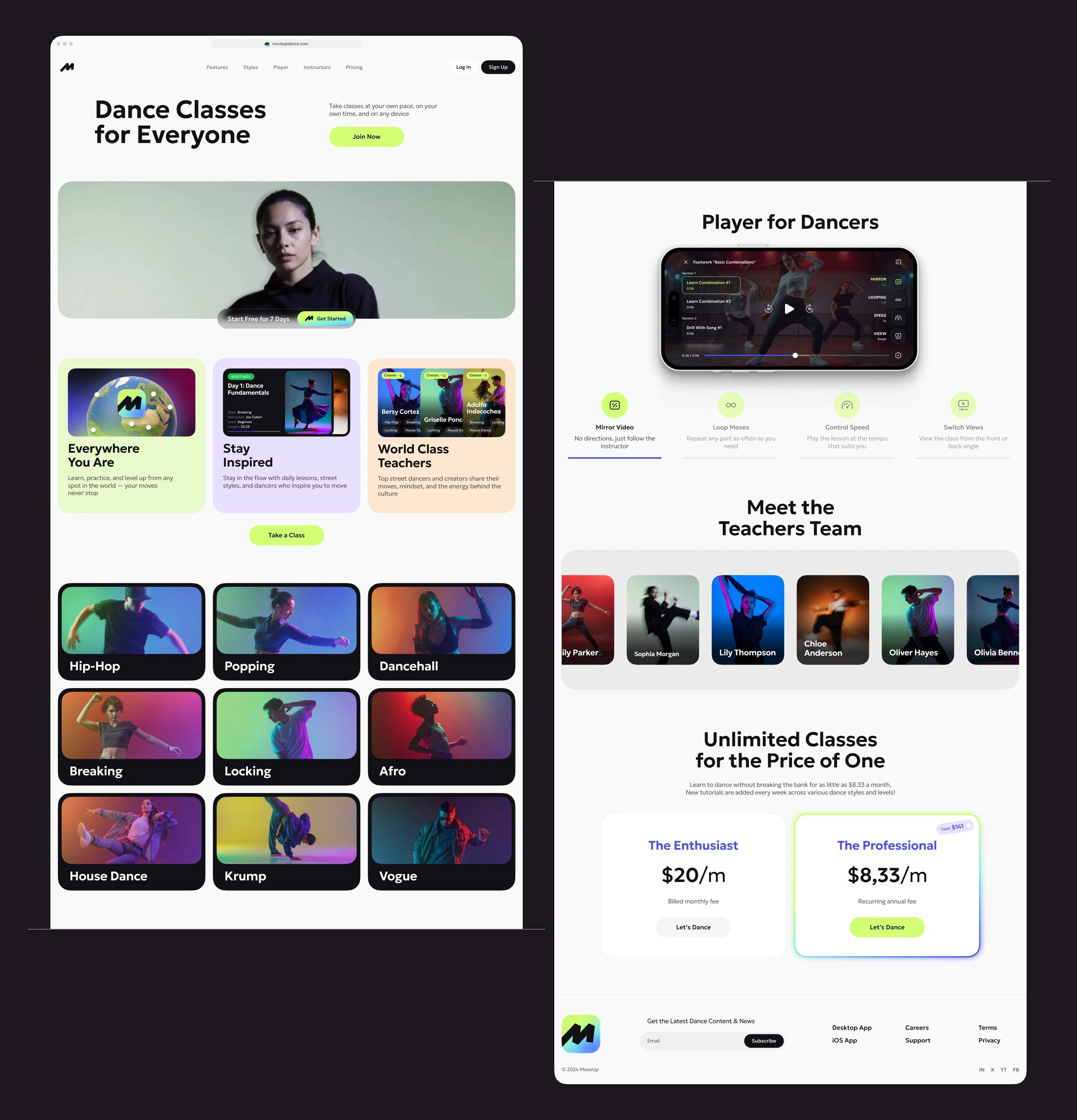 Dance Learning App — Изображение №21 — Интерфейсы на Dprofile