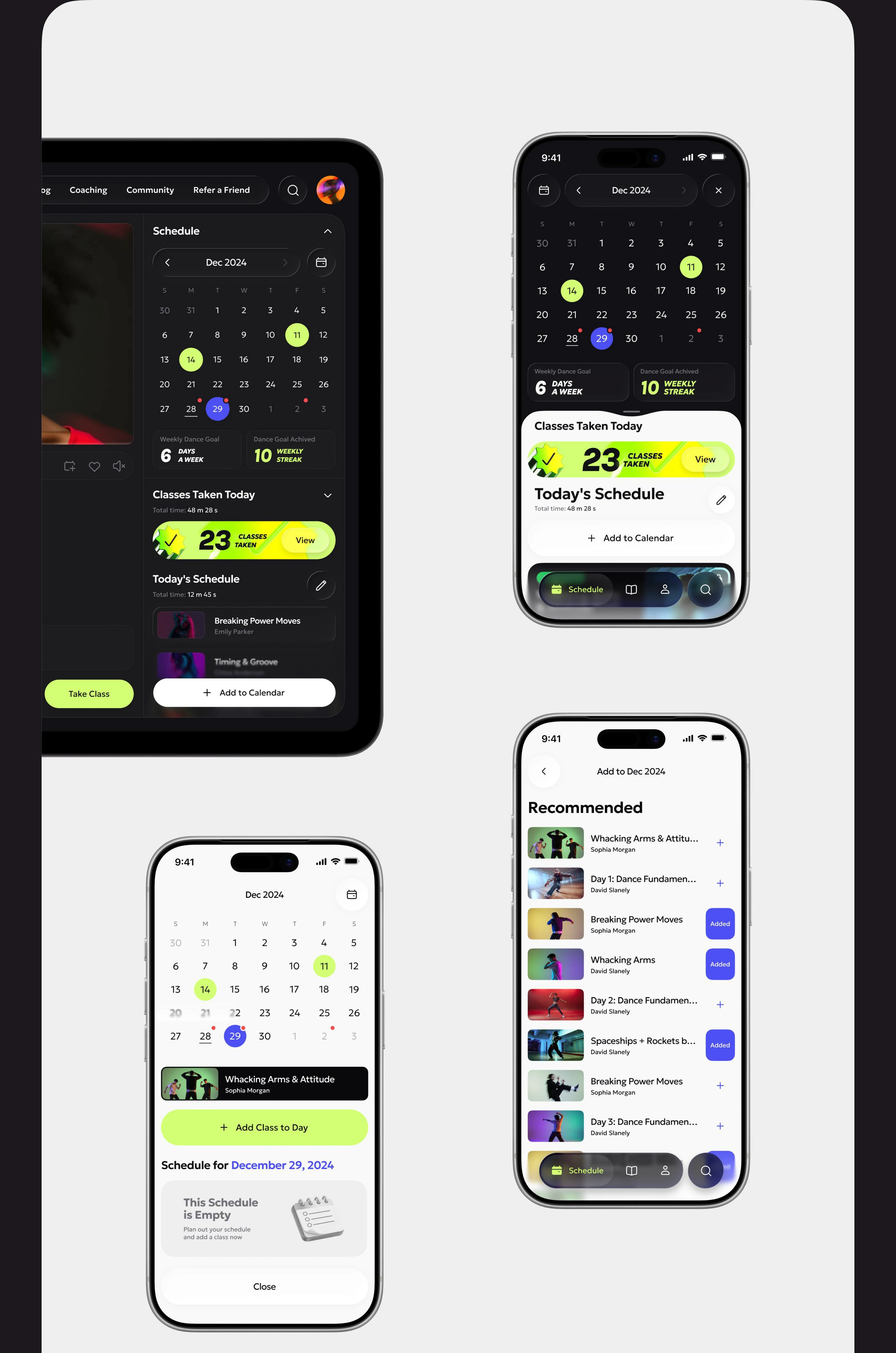 Dance Learning App — Изображение №10 — Интерфейсы на Dprofile