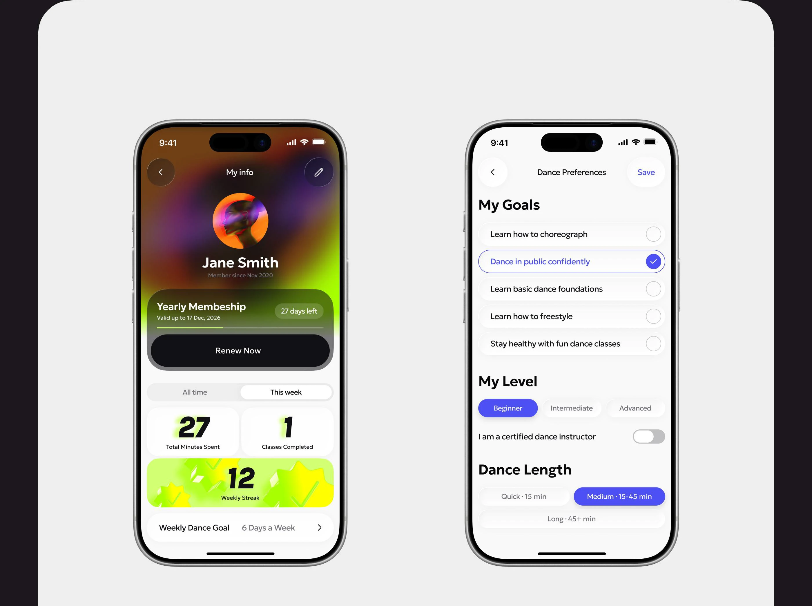 Dance Learning App — Изображение №16 — Интерфейсы на Dprofile
