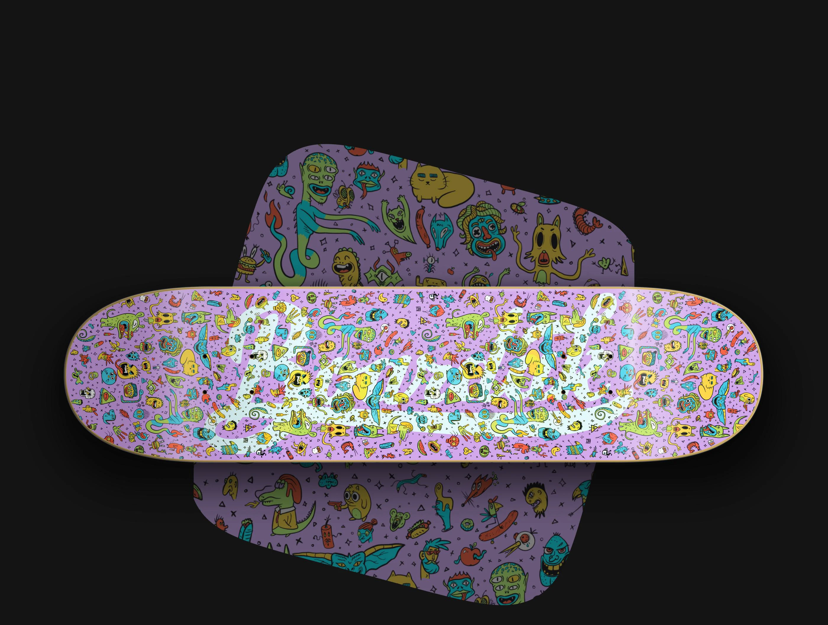 Boardak Skateboards — Изображение №10 — Брендинг, Иллюстрация на Dprofile