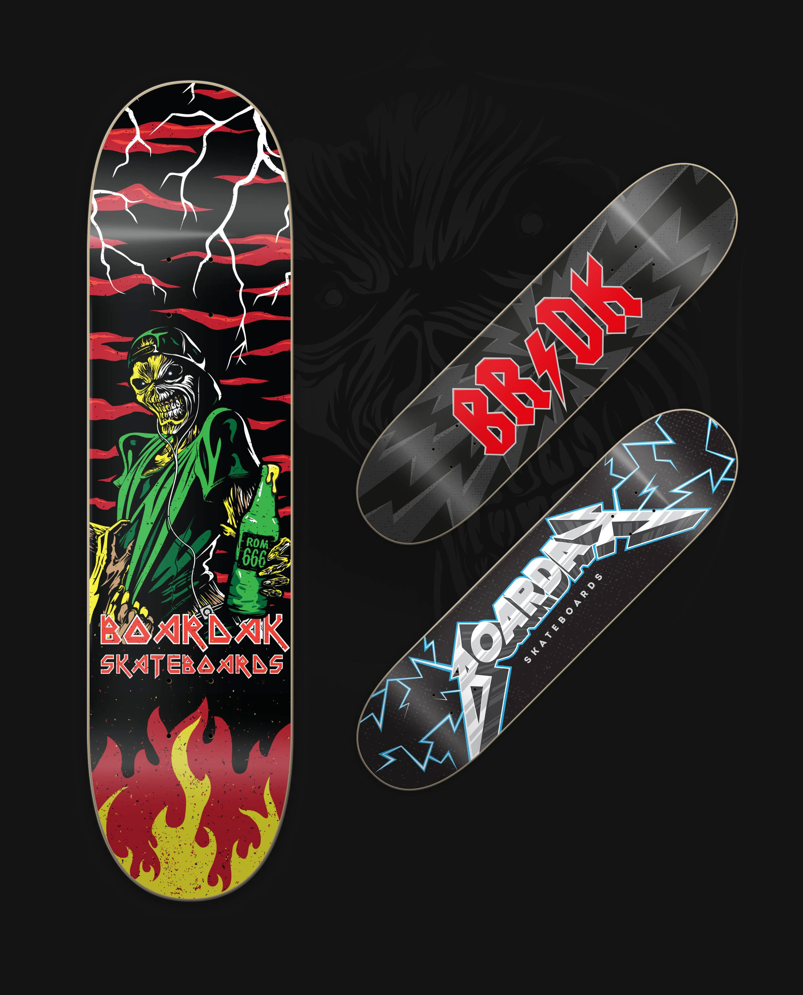 Boardak Skateboards — Изображение №6 — Брендинг, Иллюстрация на Dprofile