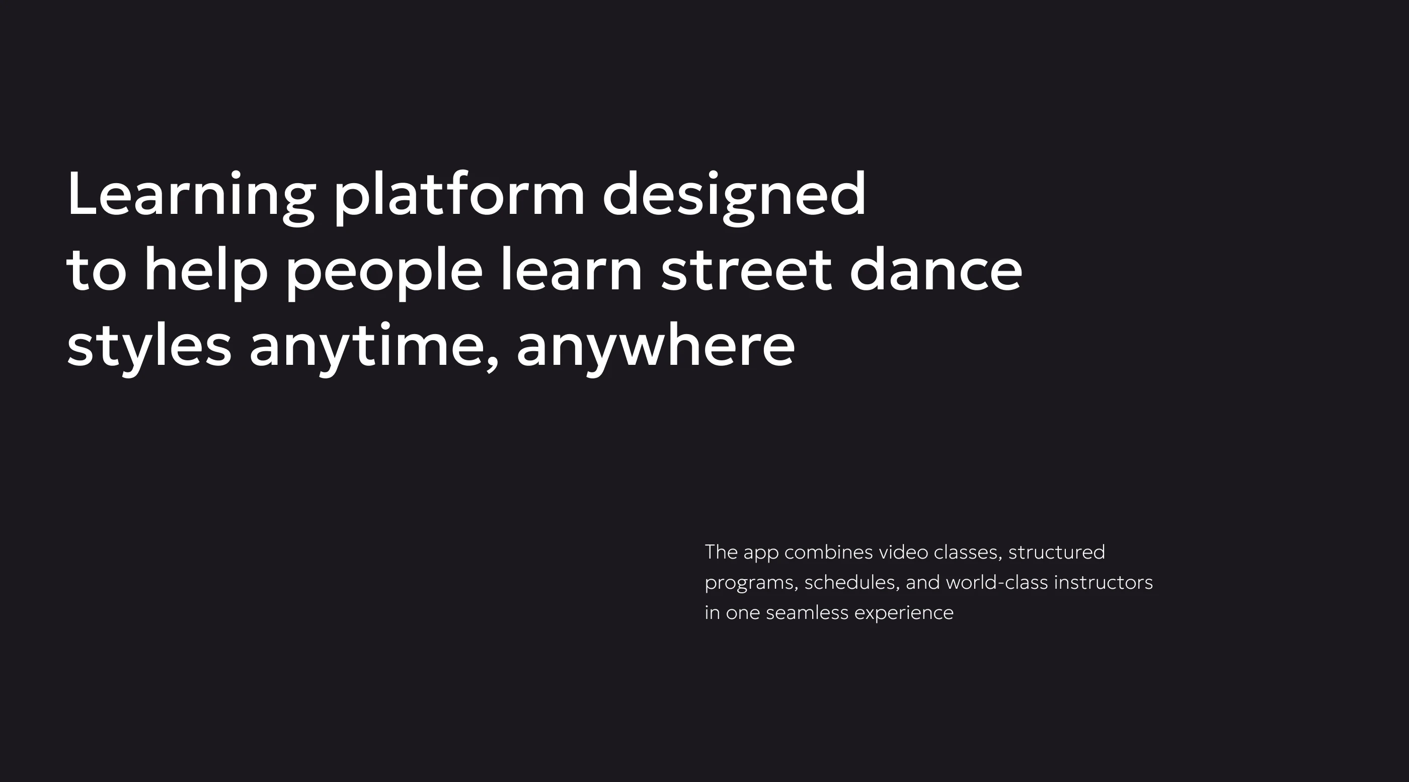 Dance Learning App — Изображение №2 — Интерфейсы на Dprofile