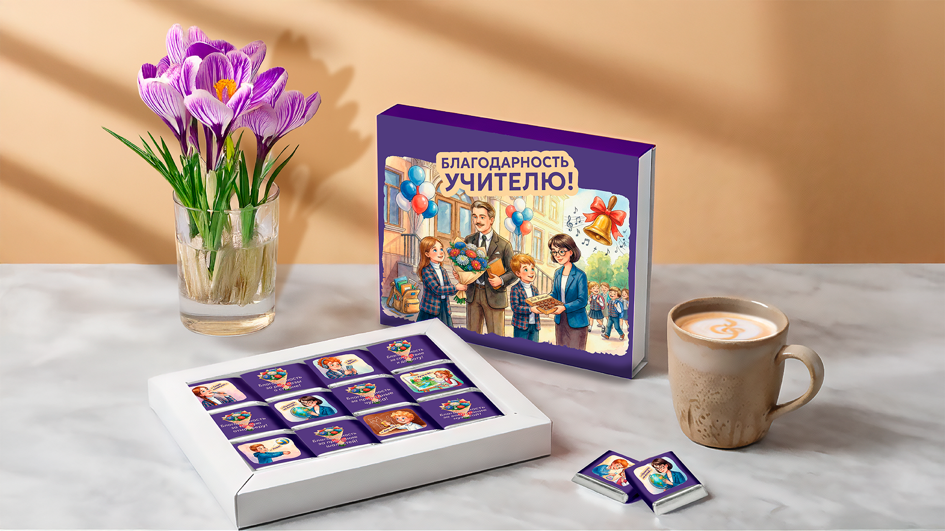 Шоколад в дар учителю! — Изображение №4 — Брендинг, Нейро на Dprofile