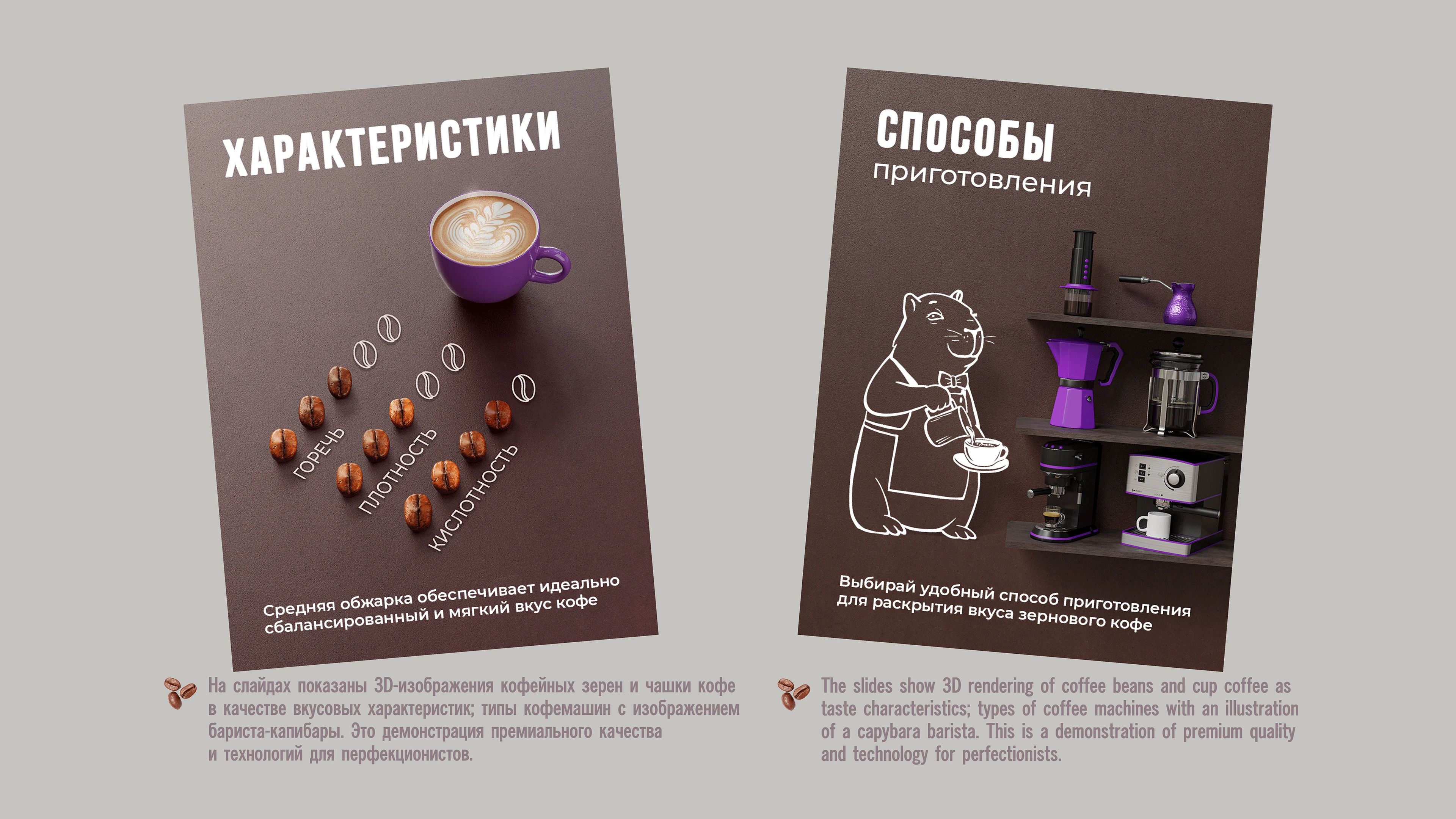 Карточка товара / Инфографика: Capibara-Coffee — Изображение №6 — 3D, Маркетинг на Dprofile