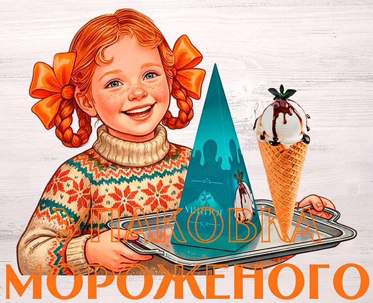 Дизайн упаковки мороженого — Брендинг, Интерфейсы на Dprofile