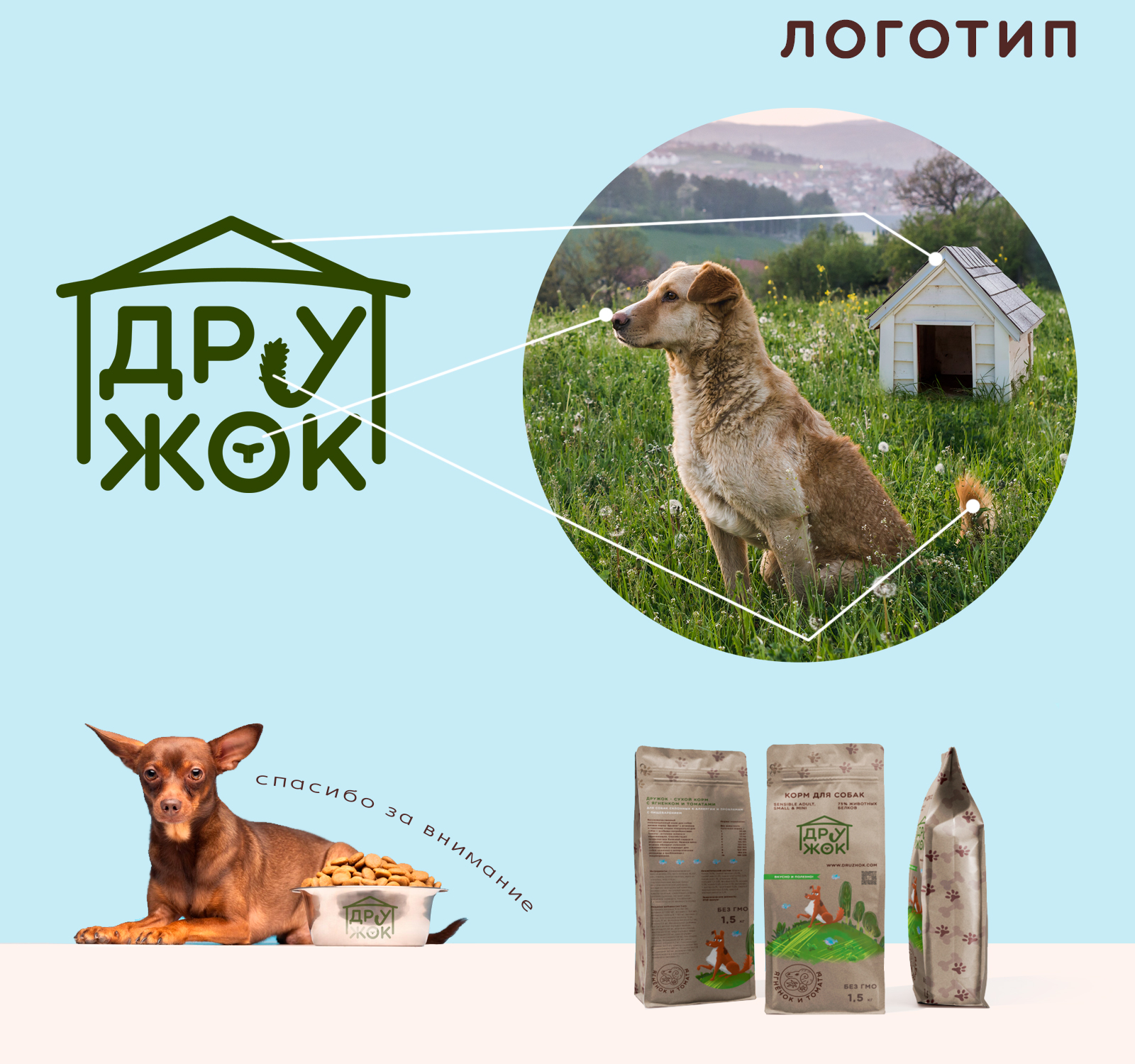 Корм для собак "Дружок" — Изображение №5 — Брендинг на Dprofile