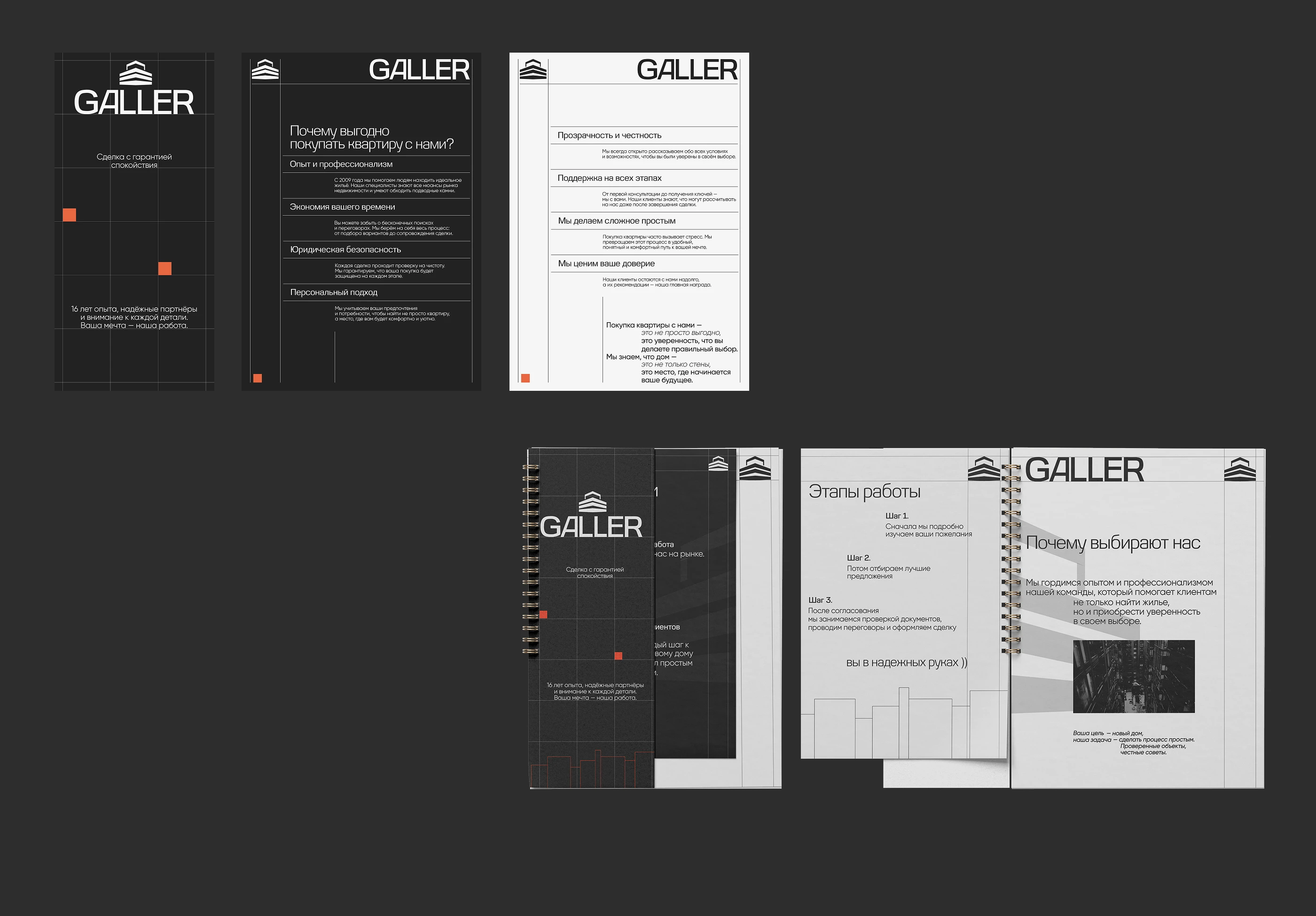 Galler — фирменный стиль агентства недвижимости — Изображение №8 — Брендинг на Dprofile