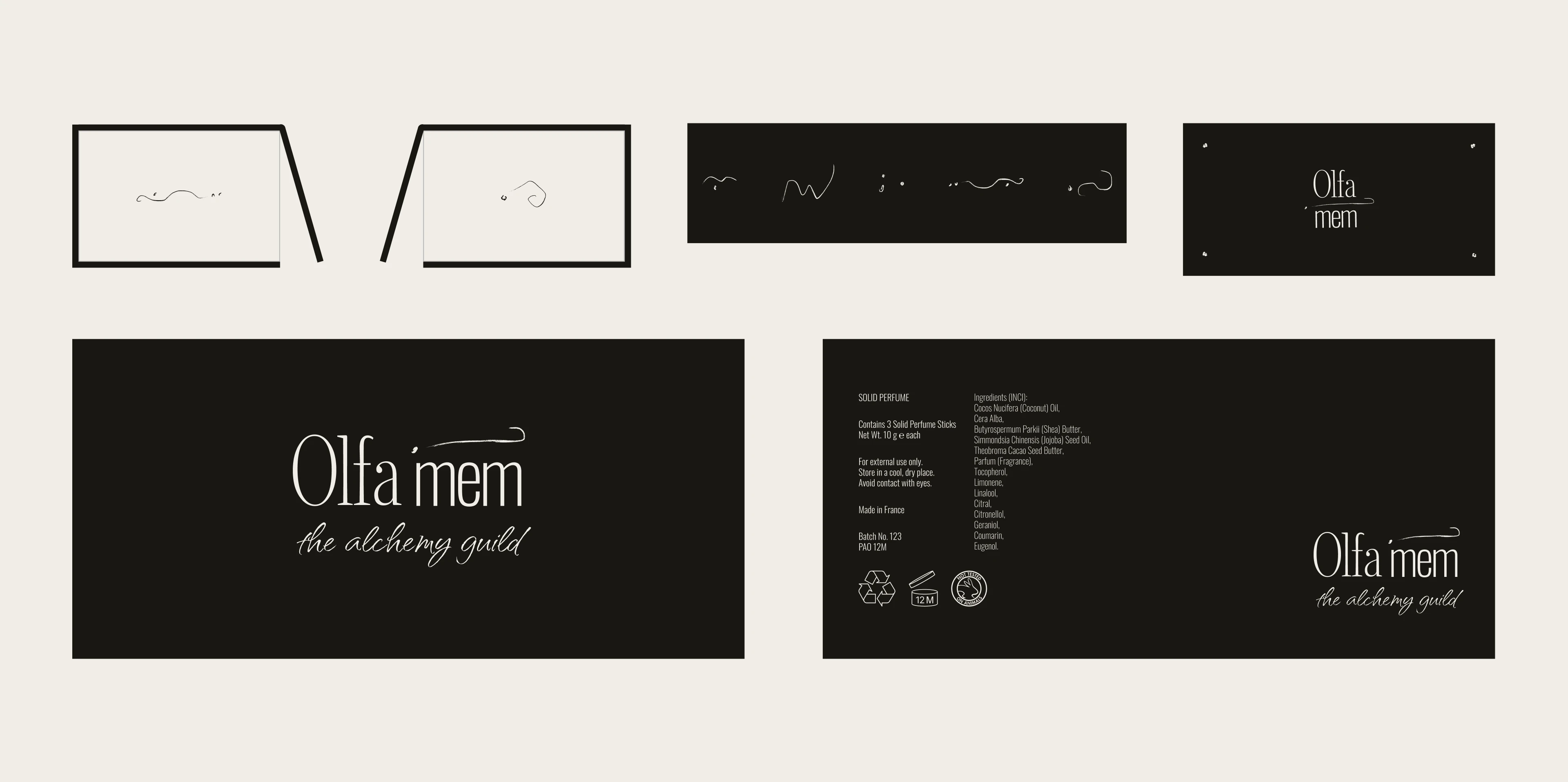 Olfa'mem – Brand Identity for Solid Perfume — Изображение №6 — Брендинг на Dprofile