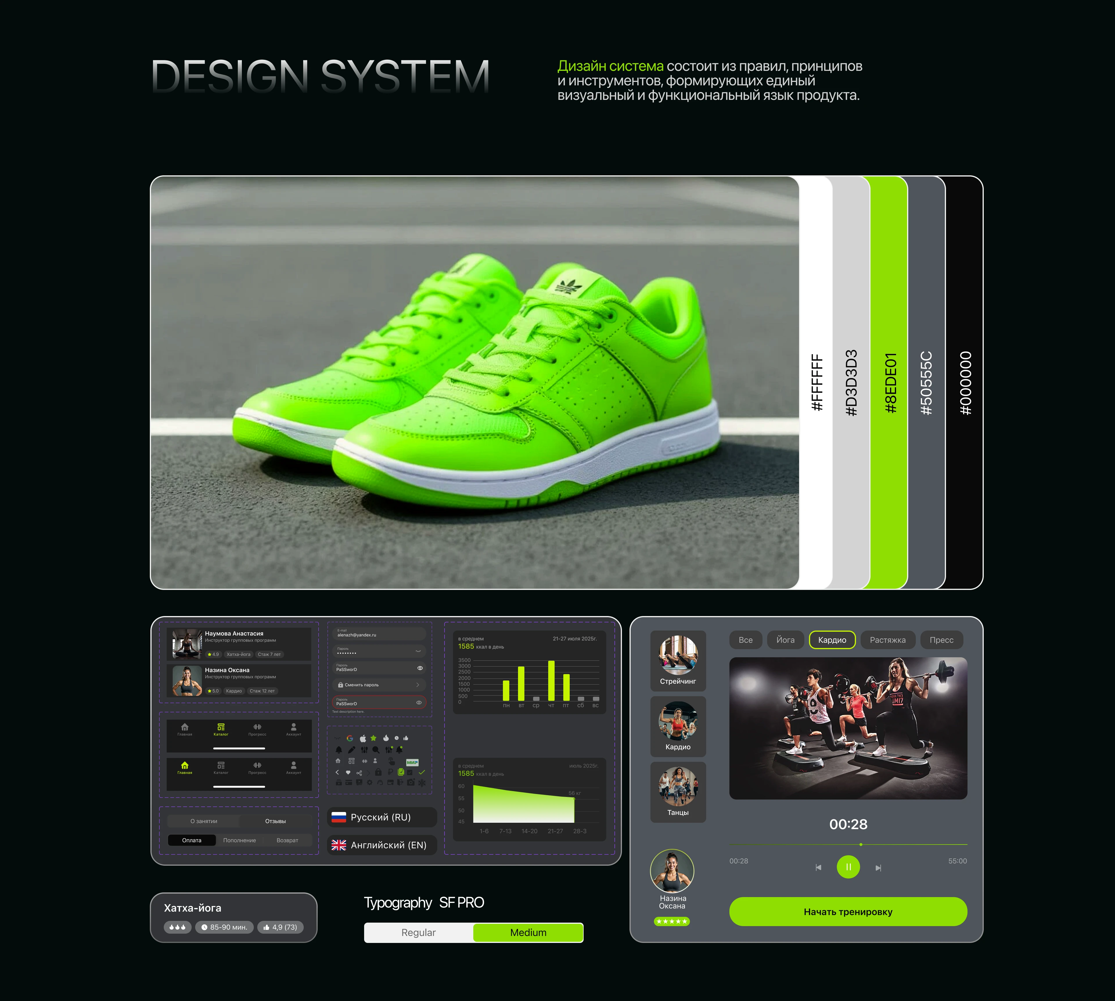 Мобильное приложение для сети фитнес клубов FitSM — Изображение №8 — Интерфейсы, Графика на Dprofile