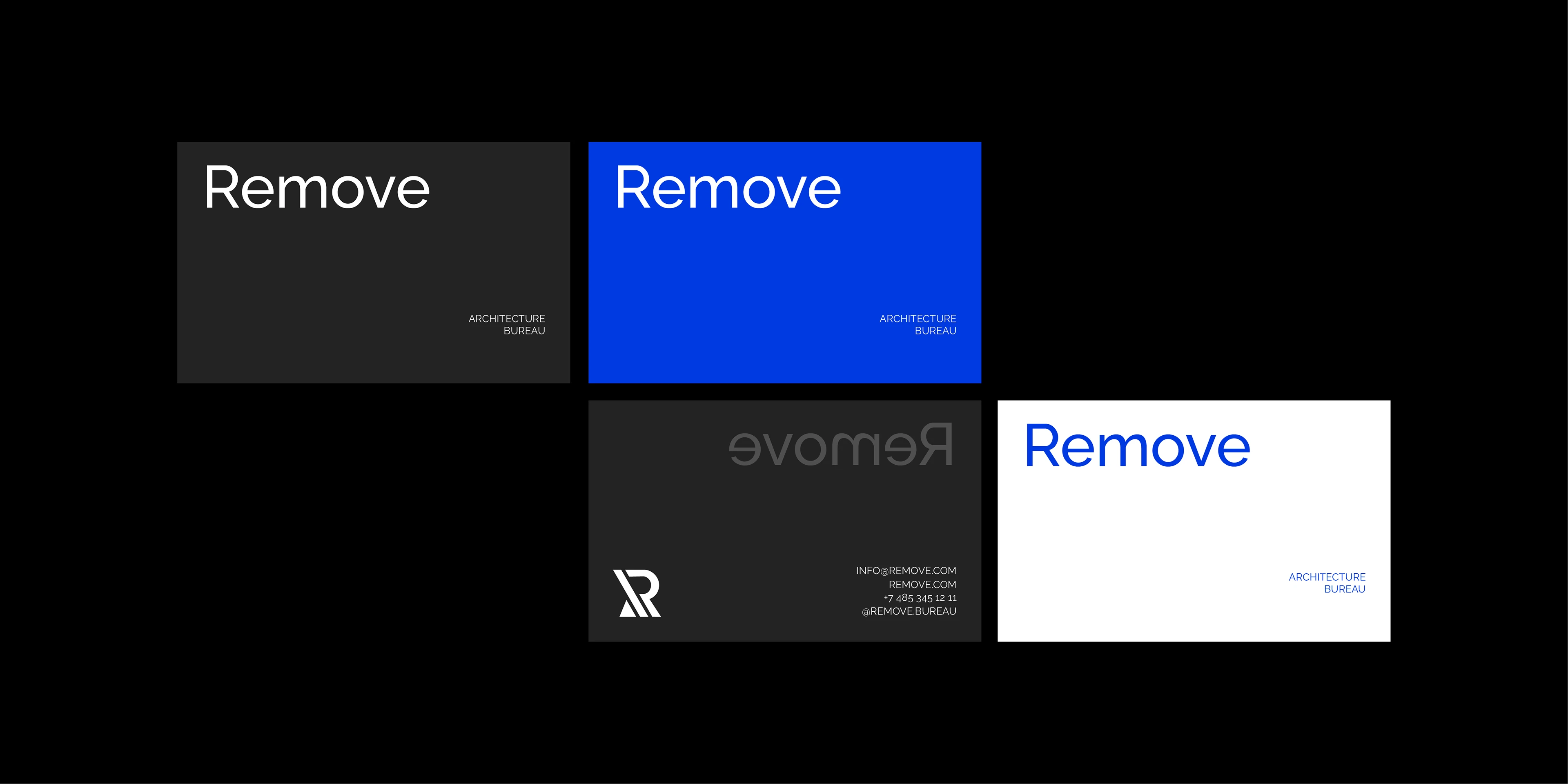Remove Архитектурное бюро — Изображение №6 — Брендинг, Графика на Dprofile