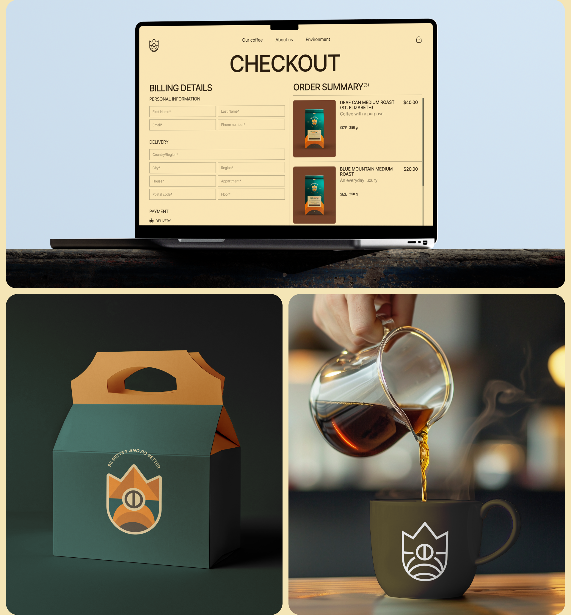 Better Being Coffee | E-commerce — Изображение №8 — Интерфейсы, Анимация на Dprofile