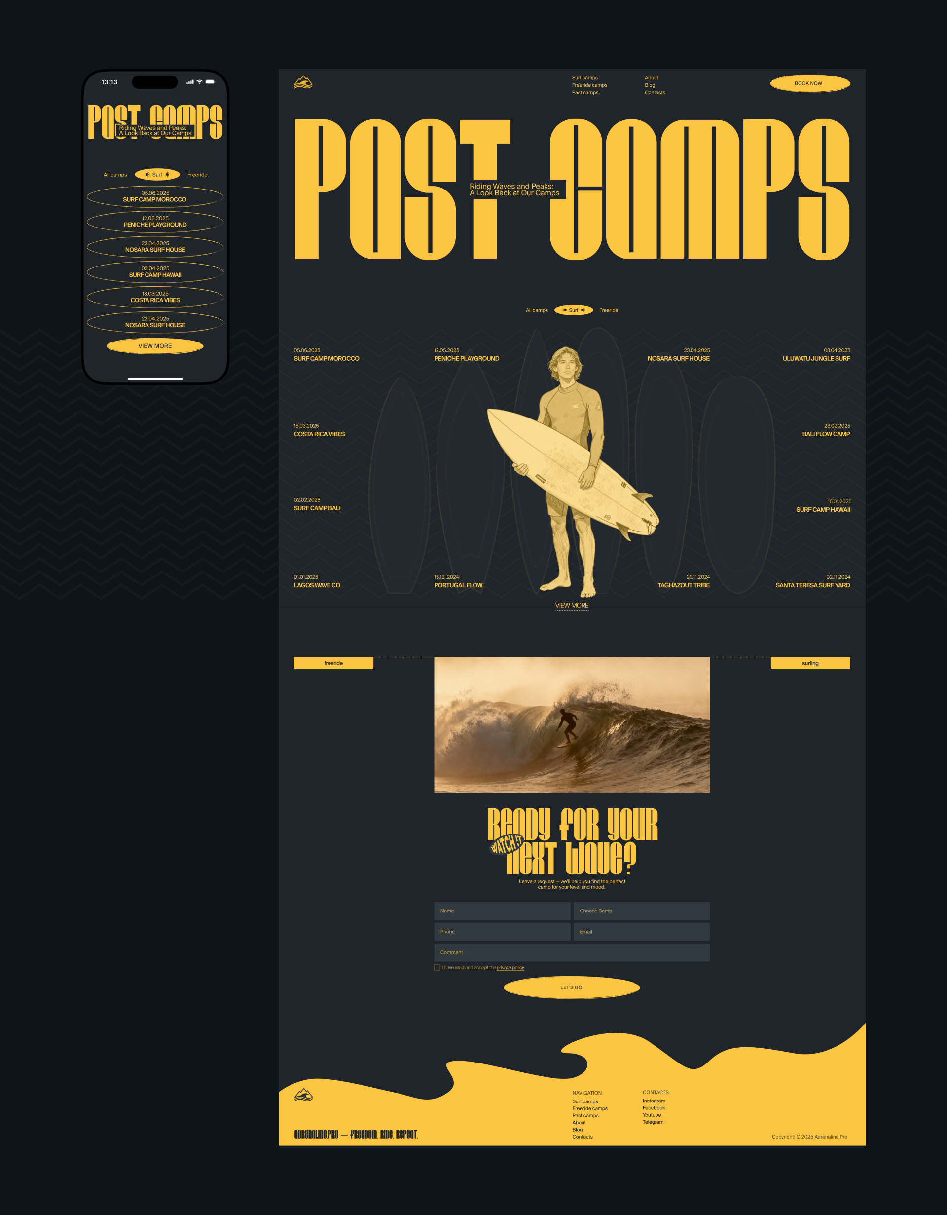 Adrenaline.pro | Corporate website — Изображение №8 — Интерфейсы на Dprofile