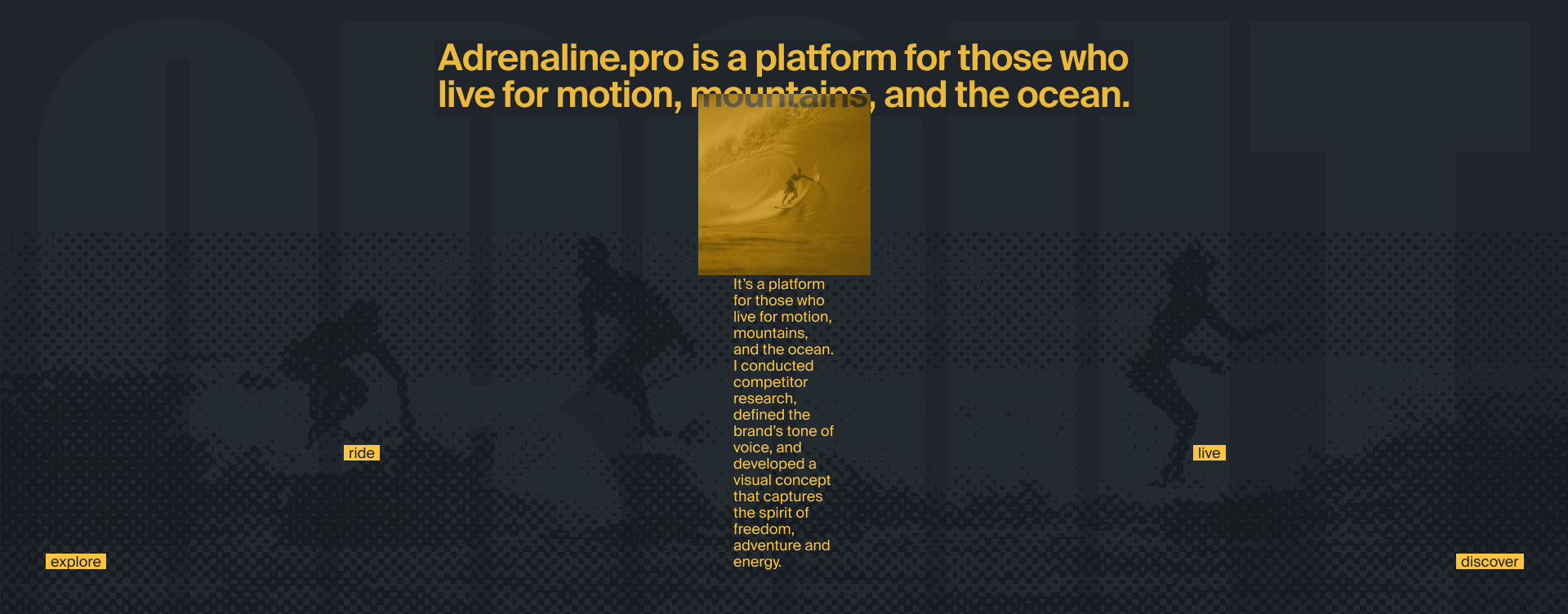 Adrenaline.pro | Corporate website — Изображение №2 — Интерфейсы на Dprofile
