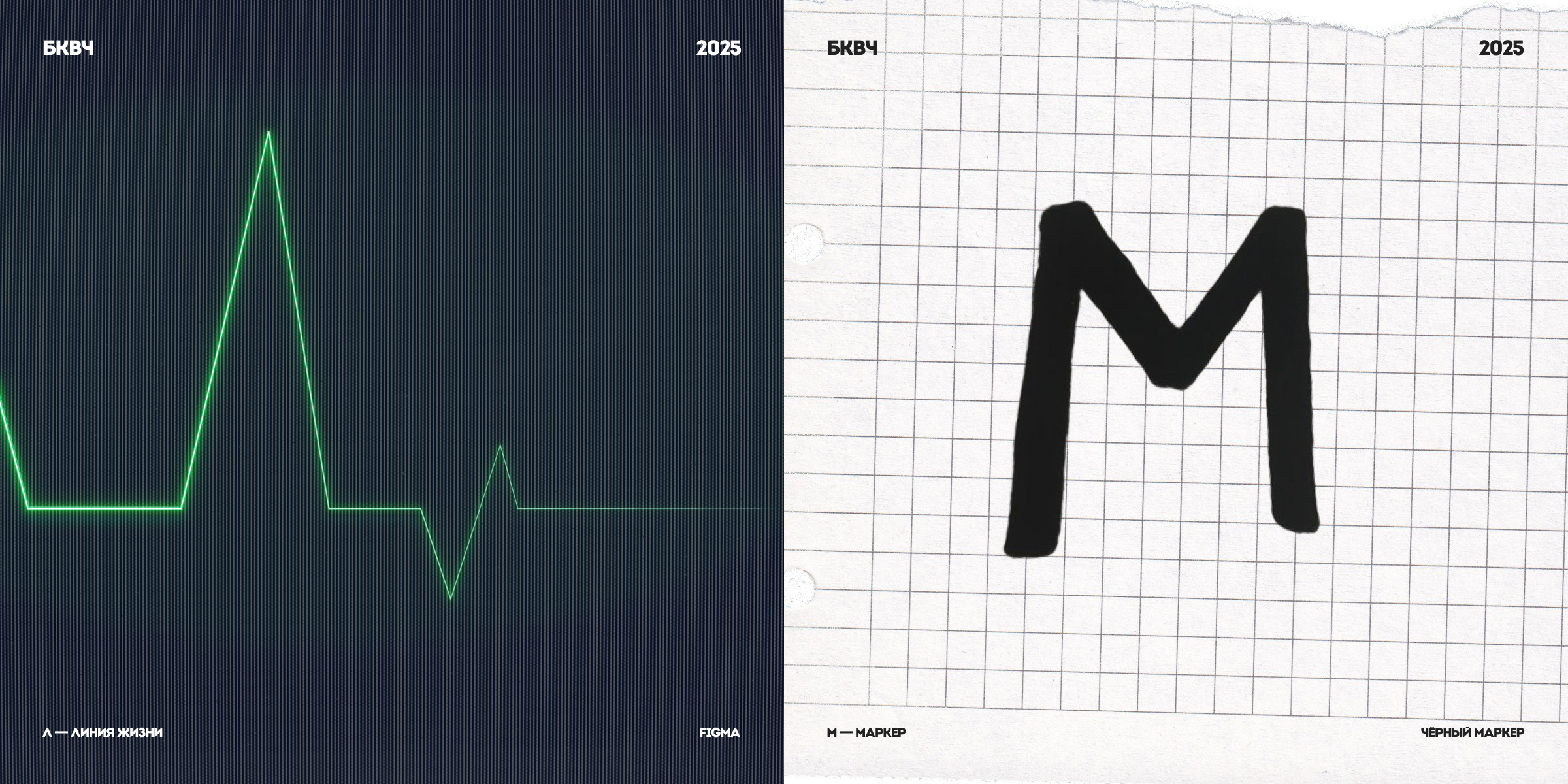 Буквальный челлендж, 2025/Разношёрстный алфавит — Изображение №6 — Графика на Dprofile