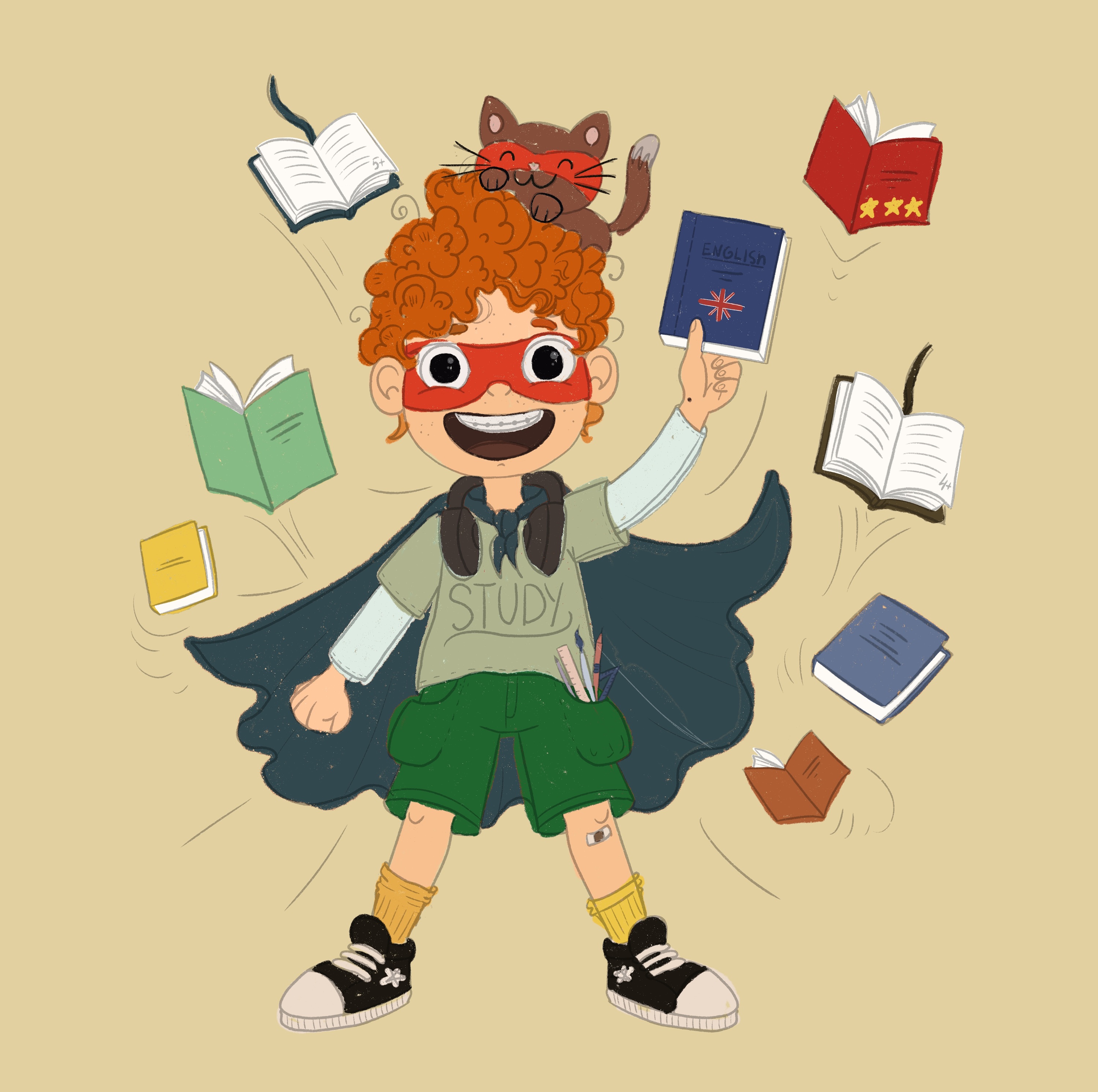 Лайк | Бренд-персонаж для образовательного центра LIKE TO STUDY — Изображение №13 — Брендинг, Иллюстрация на Dprofile