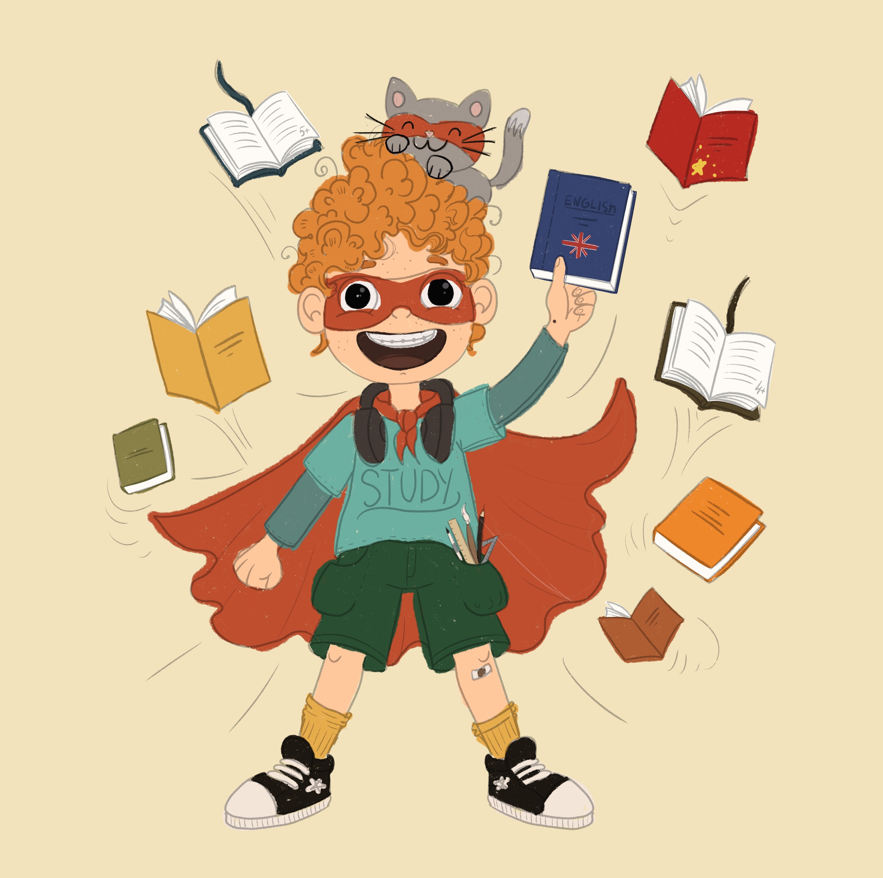 Лайк | Бренд-персонаж для образовательного центра LIKE TO STUDY — Изображение №11 — Брендинг, Иллюстрация на Dprofile