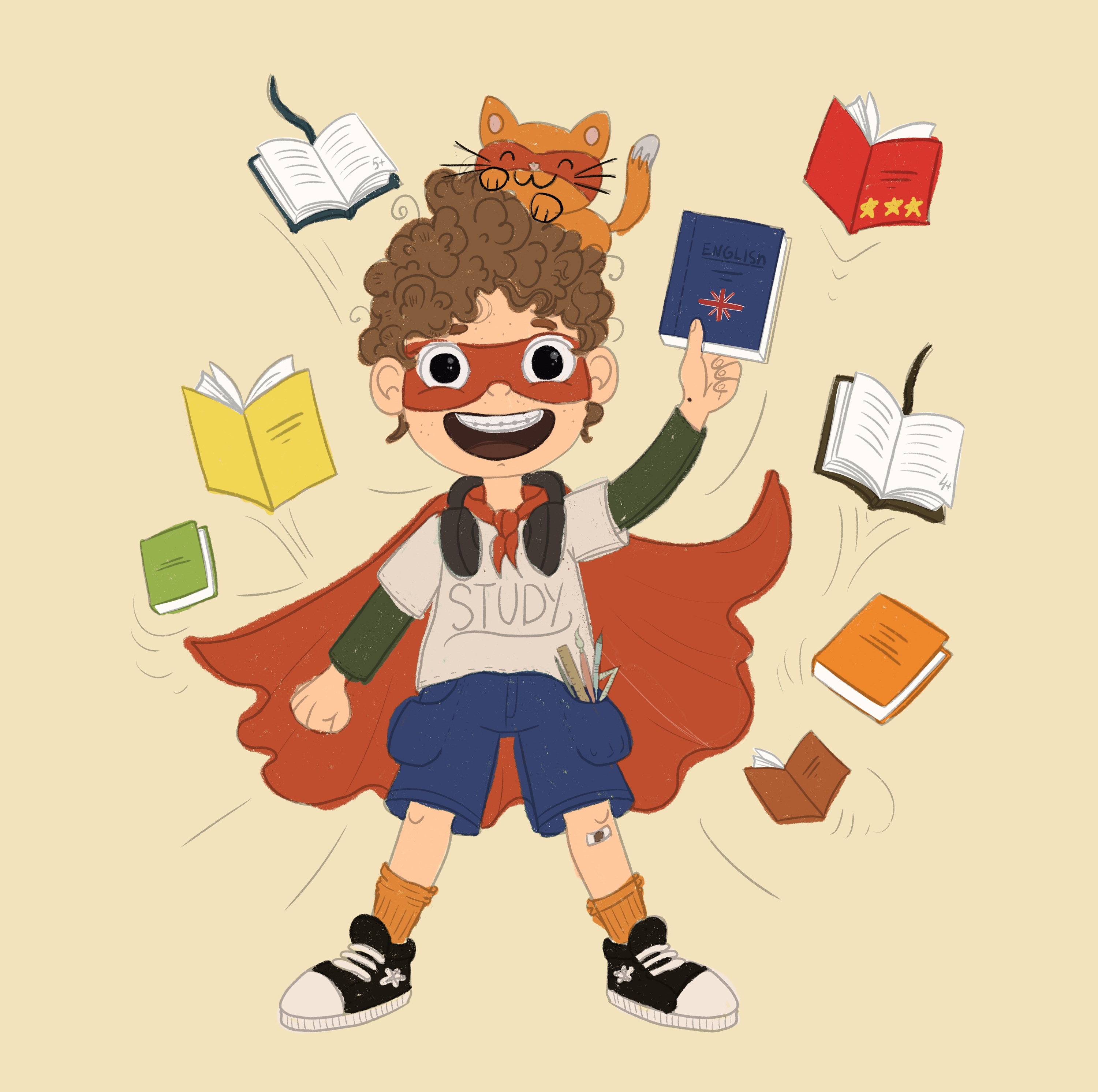 Лайк | Бренд-персонаж для образовательного центра LIKE TO STUDY — Изображение №12 — Брендинг, Иллюстрация на Dprofile