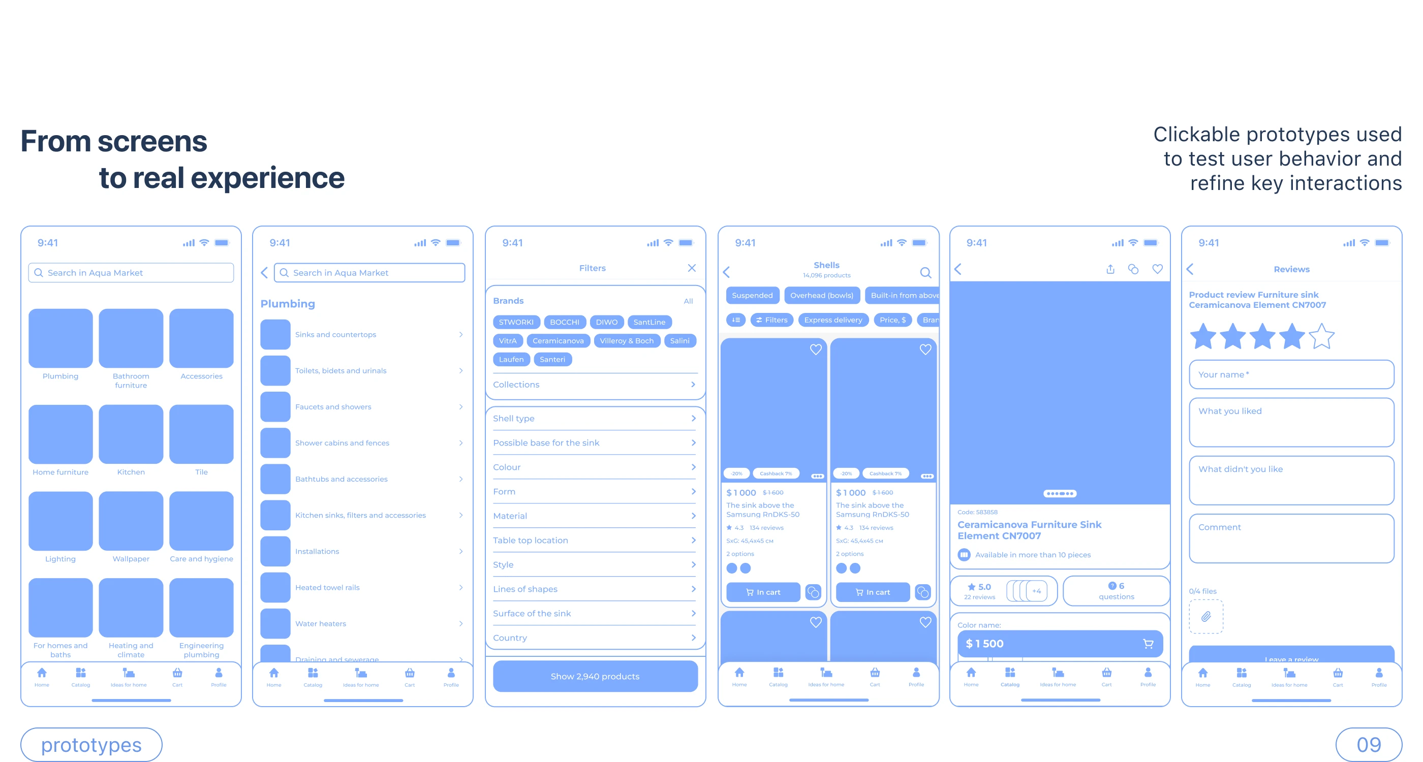Mobile app «Aqua Market» — Изображение №11 — Интерфейсы на Dprofile