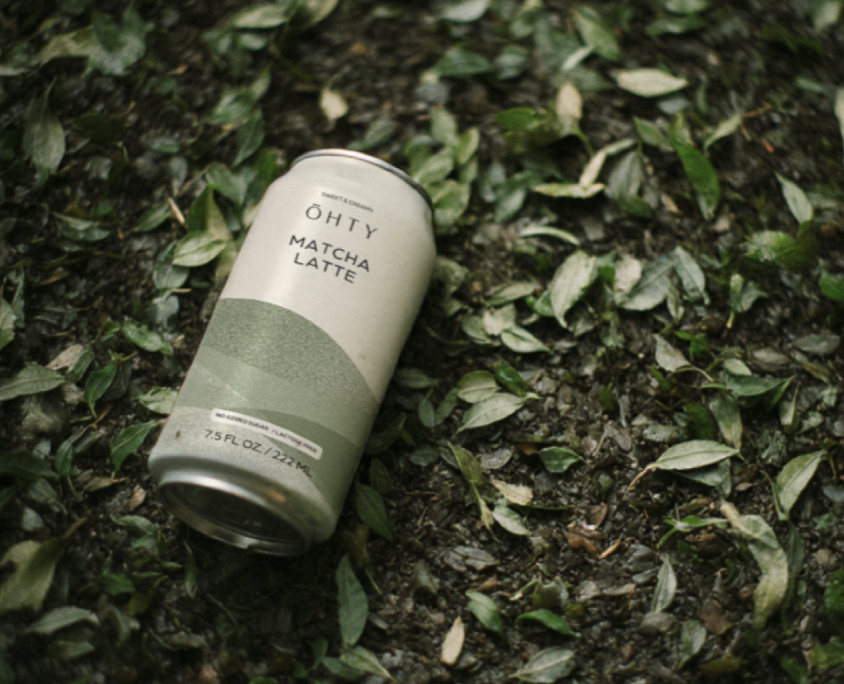 OHTY | Matcha latte | Packaging design — Брендинг, Иллюстрация на Dprofile