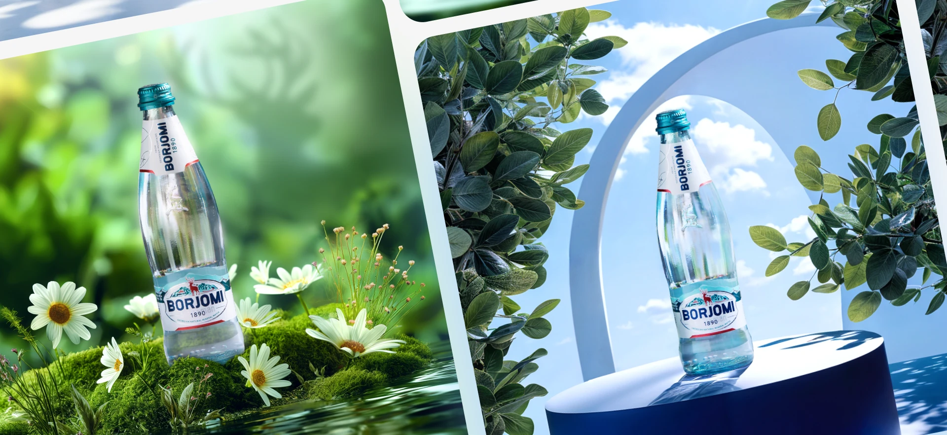 Дизайн концепт и гайд для BORJOMI — Изображение №7 — Маркетинг, Нейро на Dprofile