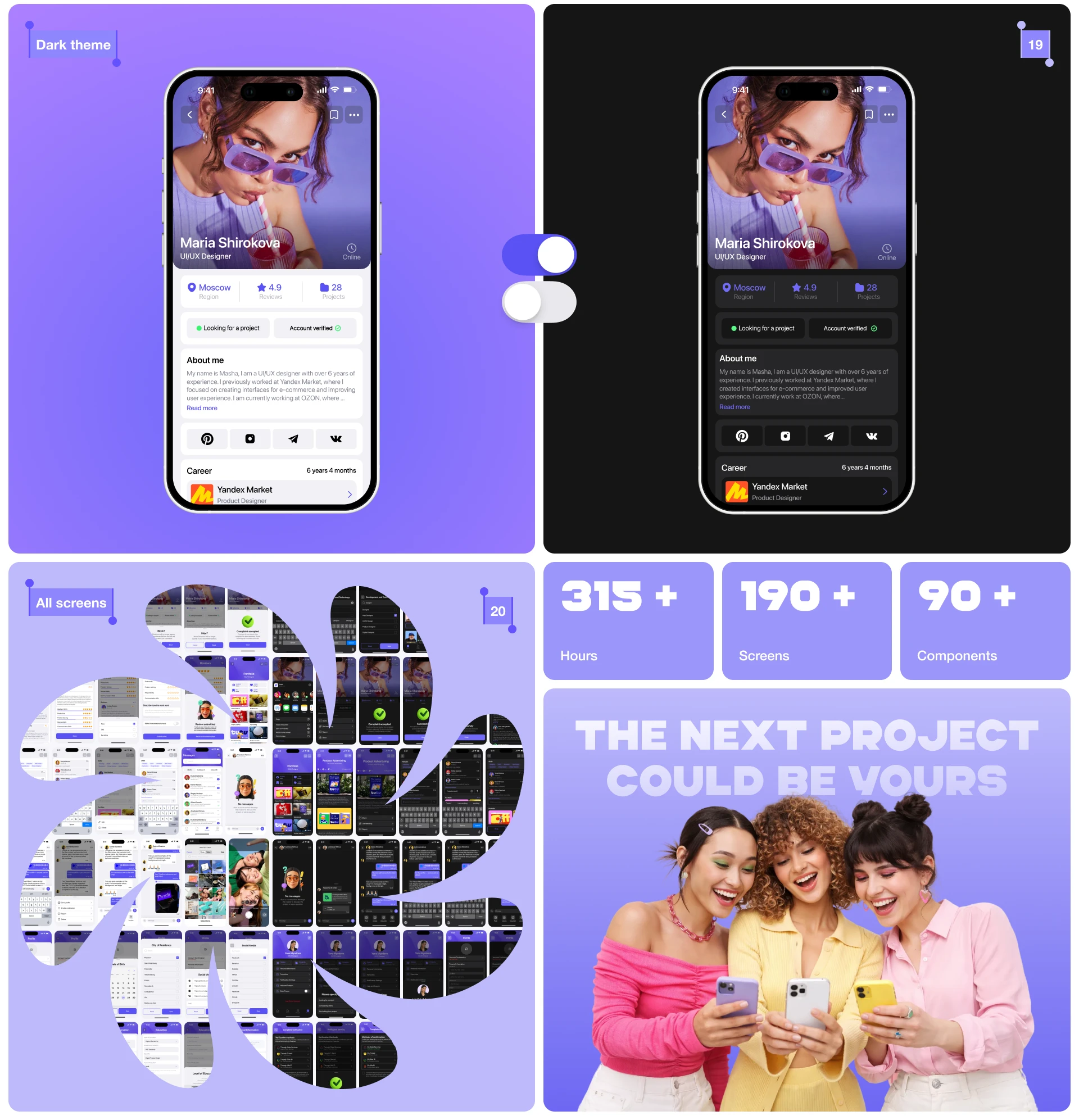 Kollab | Mobile app | Job search — Изображение №22 — Интерфейсы на Dprofile