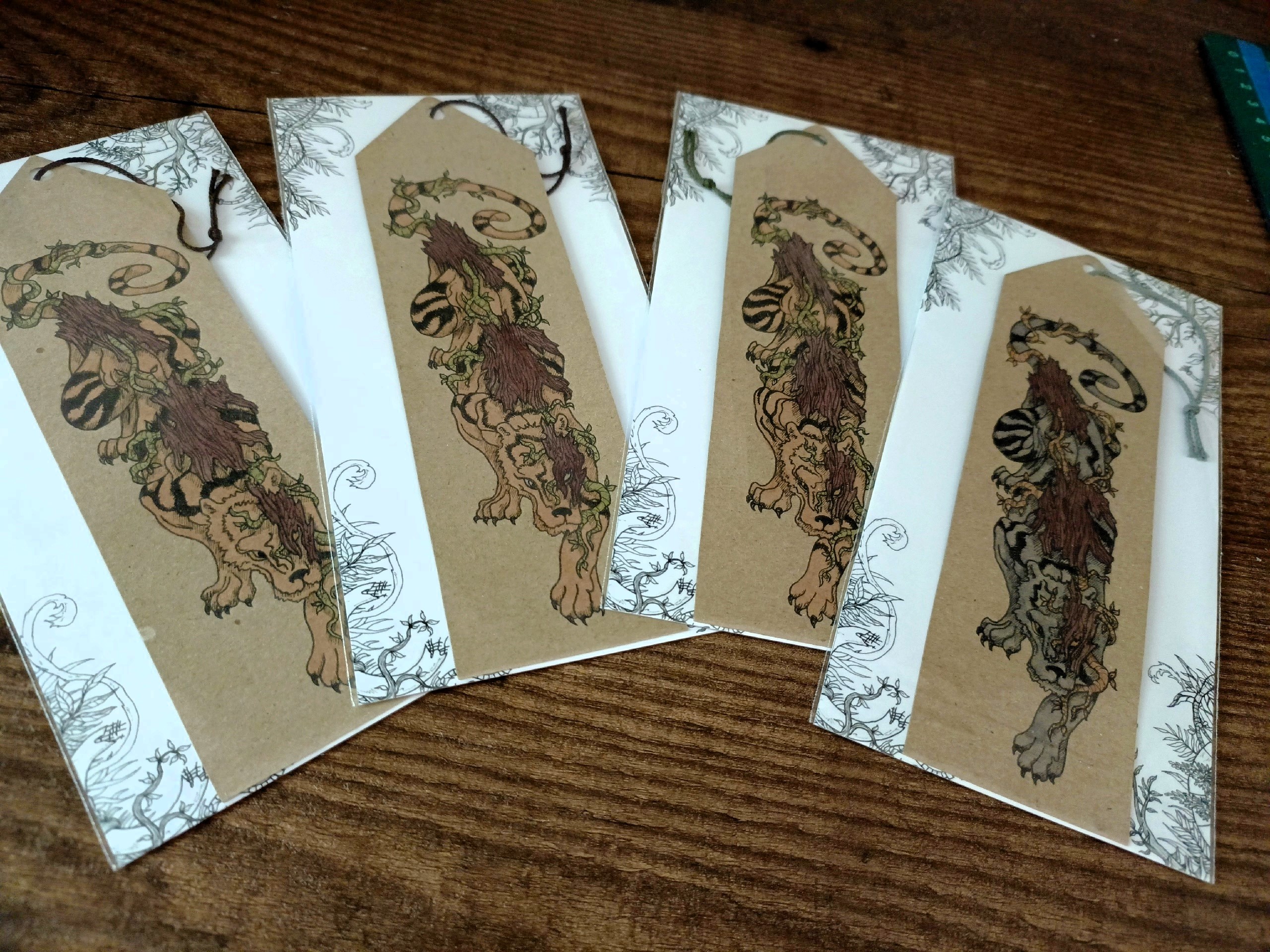 «Древесные» серия книжных закладок — Изображение №10 — Иллюстрация, Графика на Dprofile