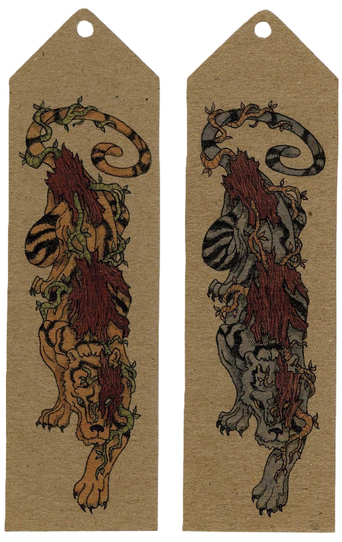 «Древесные» серия книжных закладок — Изображение №5 — Иллюстрация, Графика на Dprofile