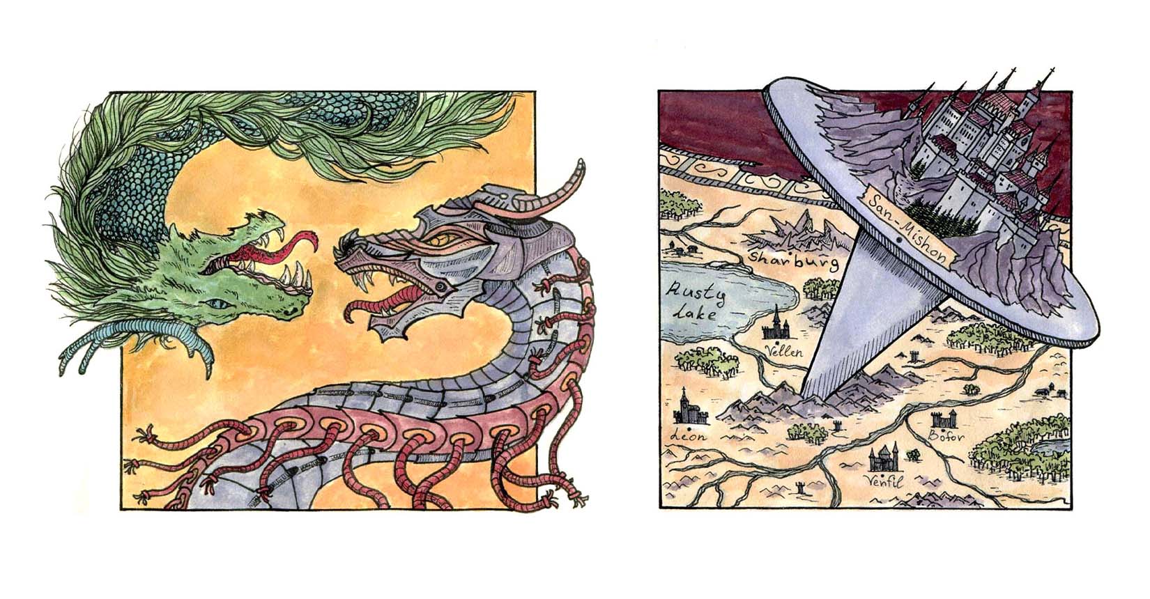 Inktober 2025: Выход за рамки — Изображение №8 — Иллюстрация, Графика на Dprofile