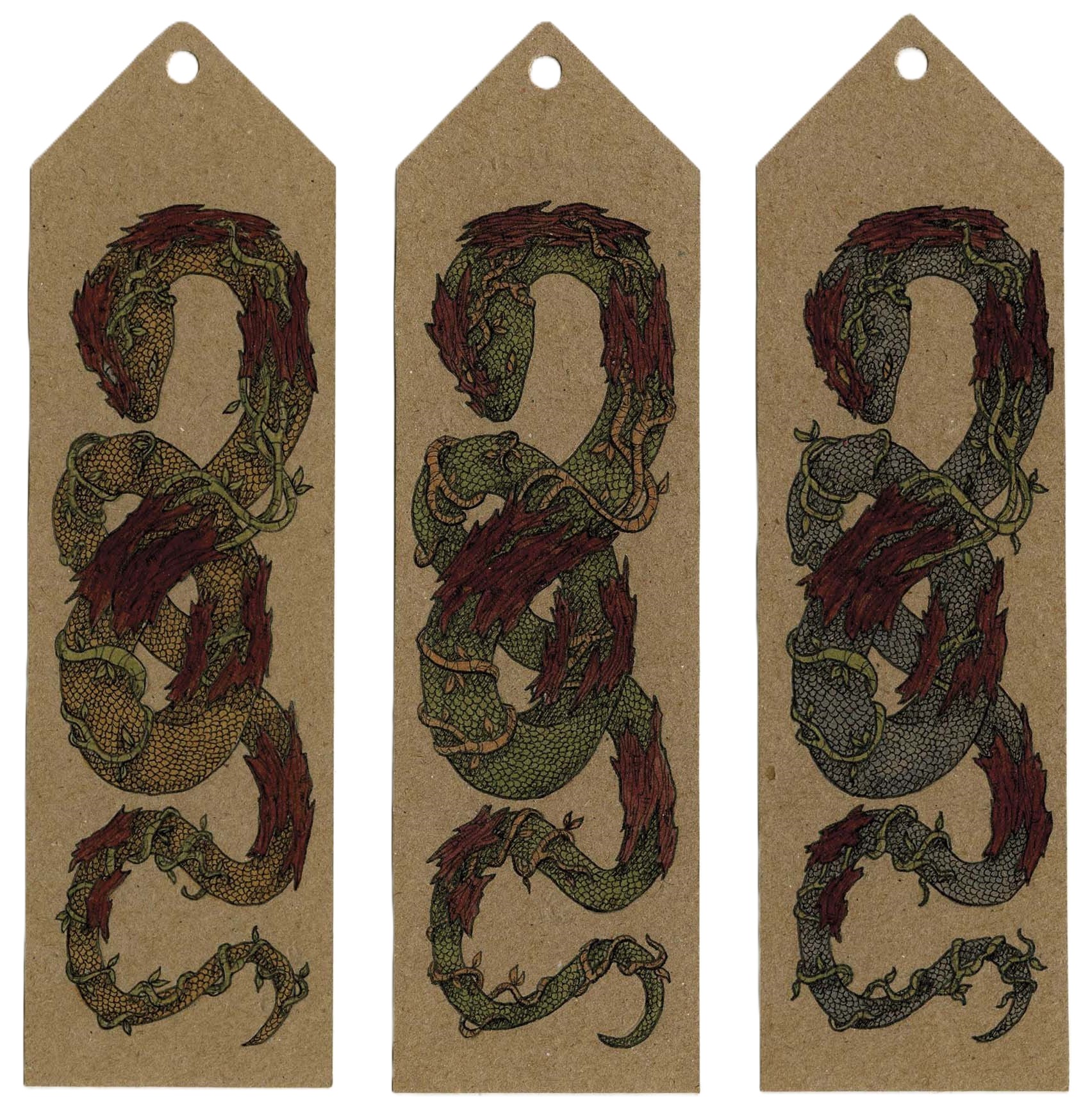 «Древесные» серия книжных закладок — Изображение №6 — Иллюстрация, Графика на Dprofile