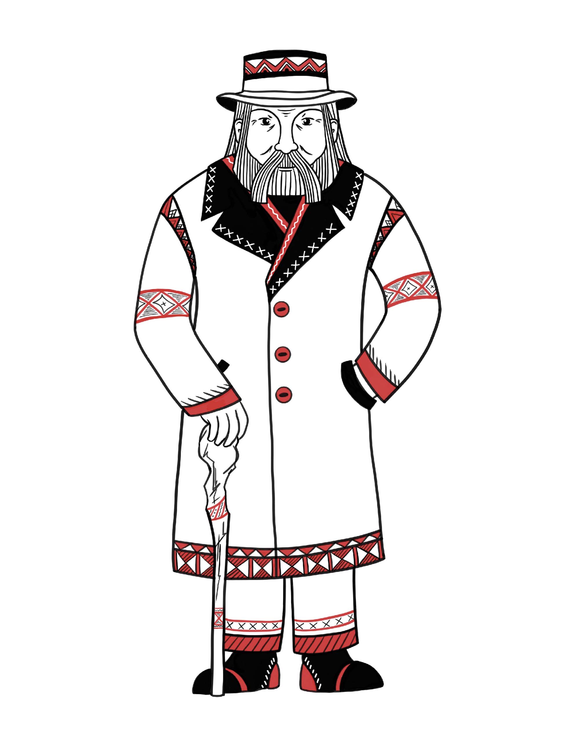 «Графика Севера: мезенская иллюстрация" — Изображение №9 — Брендинг, Графика на Dprofile