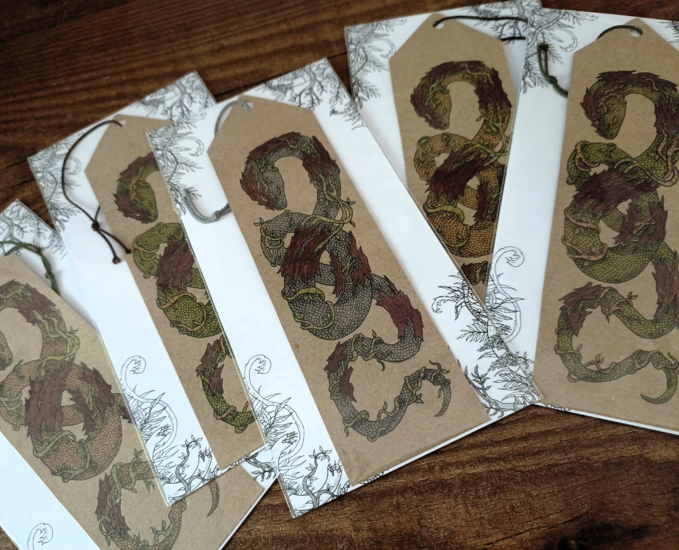 «Древесные» серия книжных закладок на Dprofile