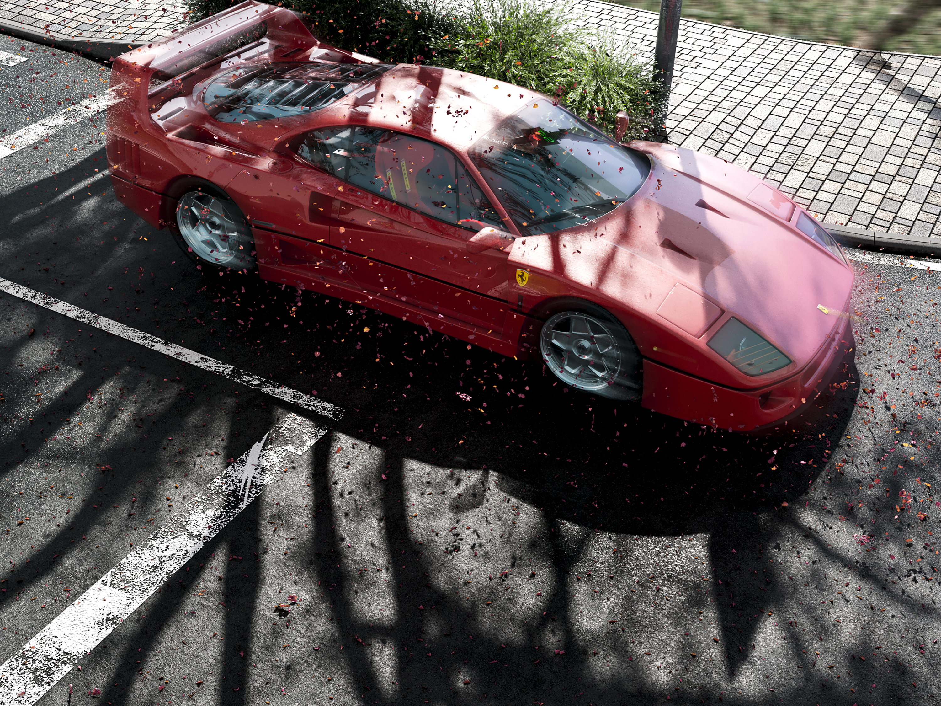 Ferrari F40 — Изображение №10 — 3D на Dprofile