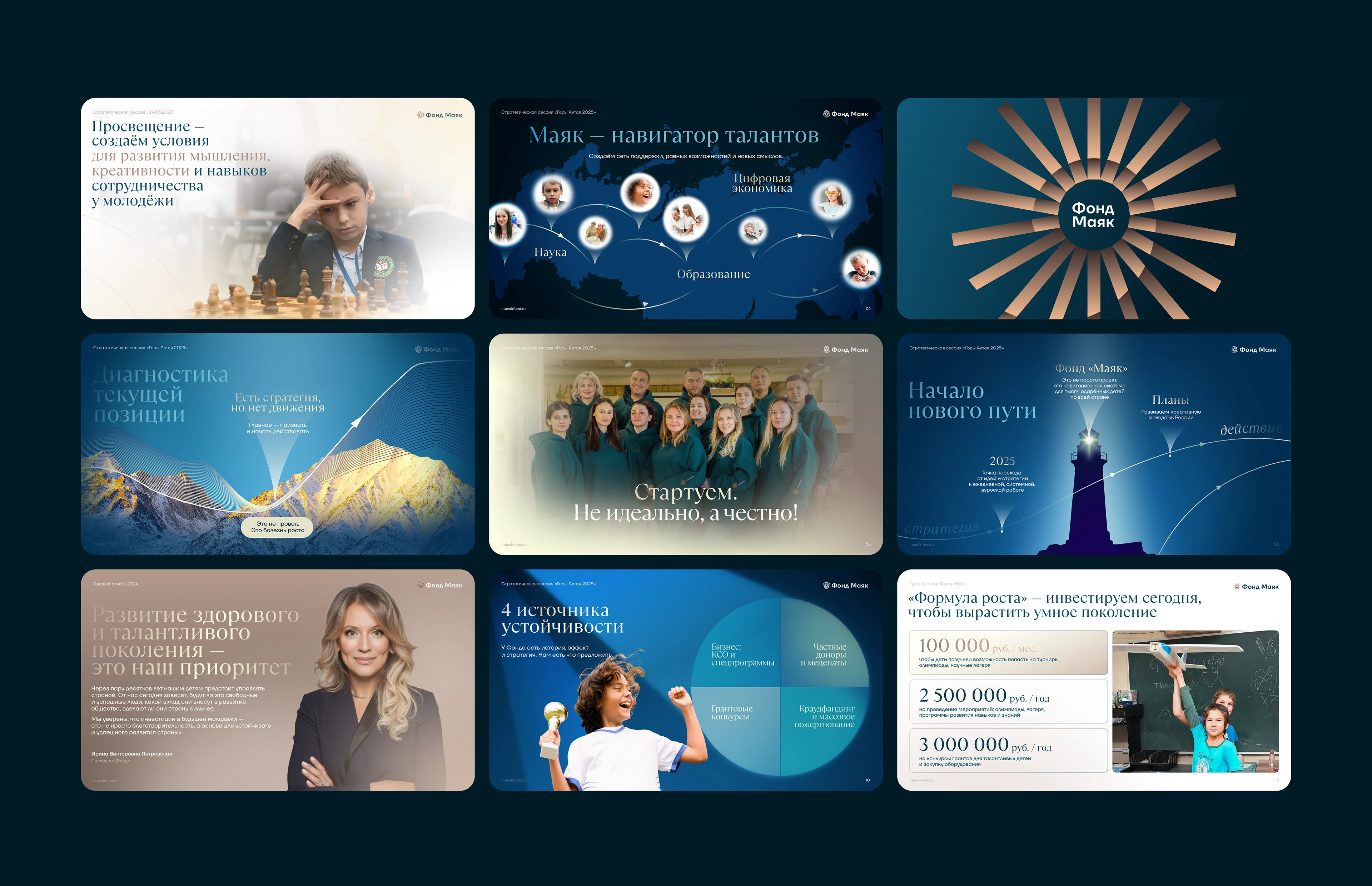 Фонд Маяк l Айдентика — Изображение №9 — Брендинг на Dprofile
