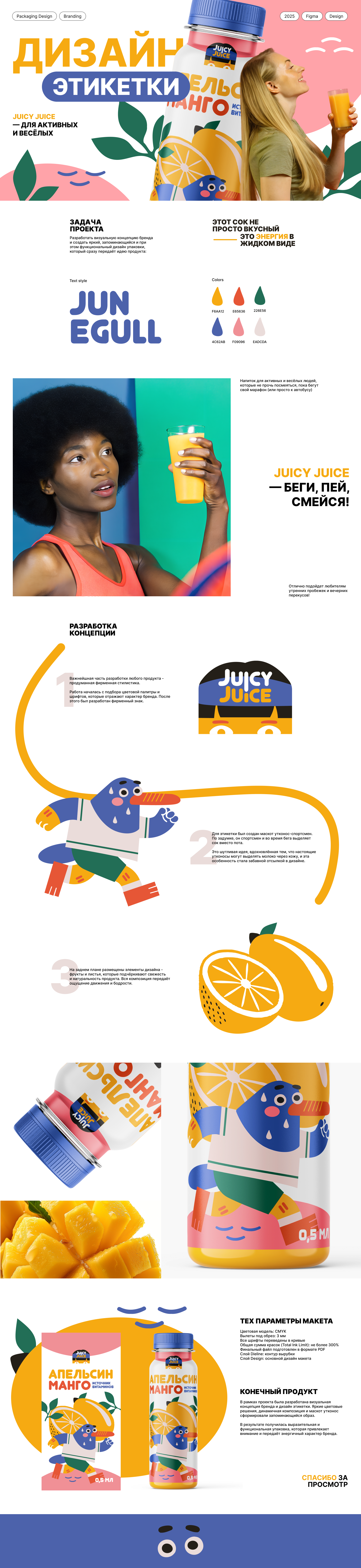 Дизайн этикетки сока — Изображение №1 — Брендинг на Dprofile