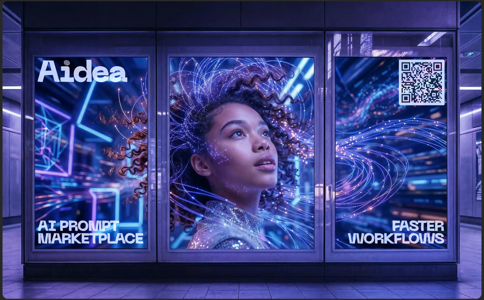 Aidea | AI Prompt Marketplace UX/UI Design — Изображение №6 — Интерфейсы на Dprofile