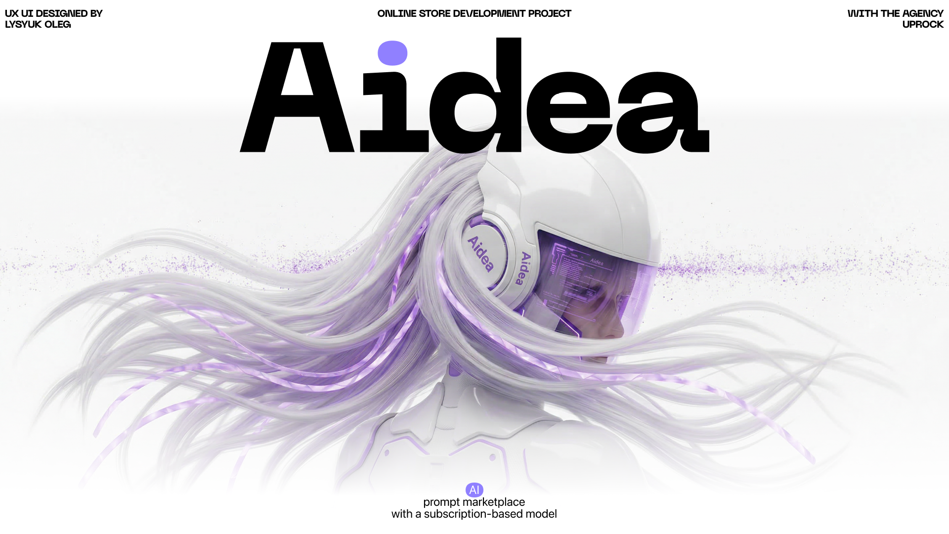 Aidea | AI Prompt Marketplace UX/UI Design — Изображение №1 — Интерфейсы на Dprofile