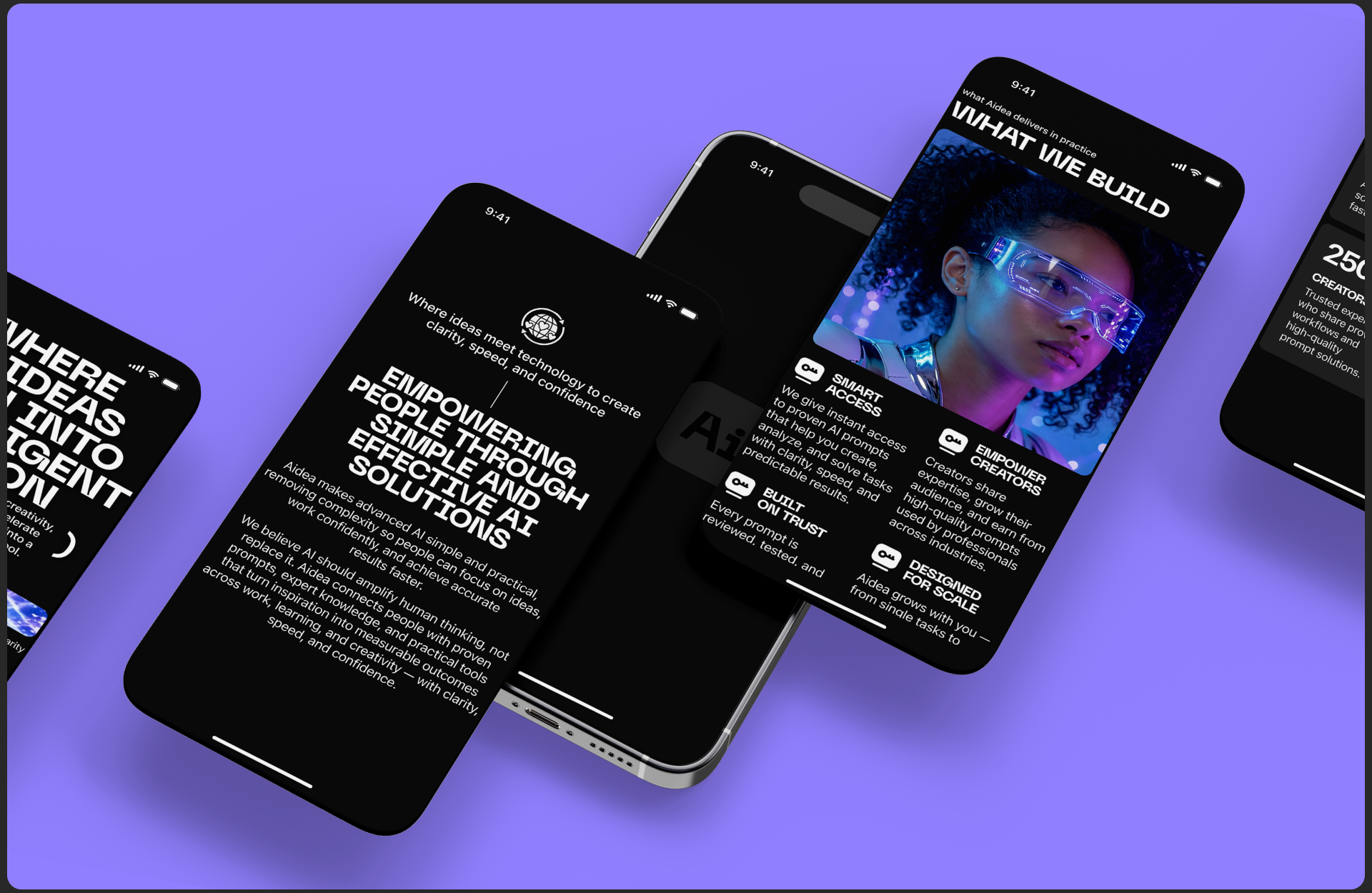 Aidea | AI Prompt Marketplace UX/UI Design — Изображение №18 — Интерфейсы на Dprofile