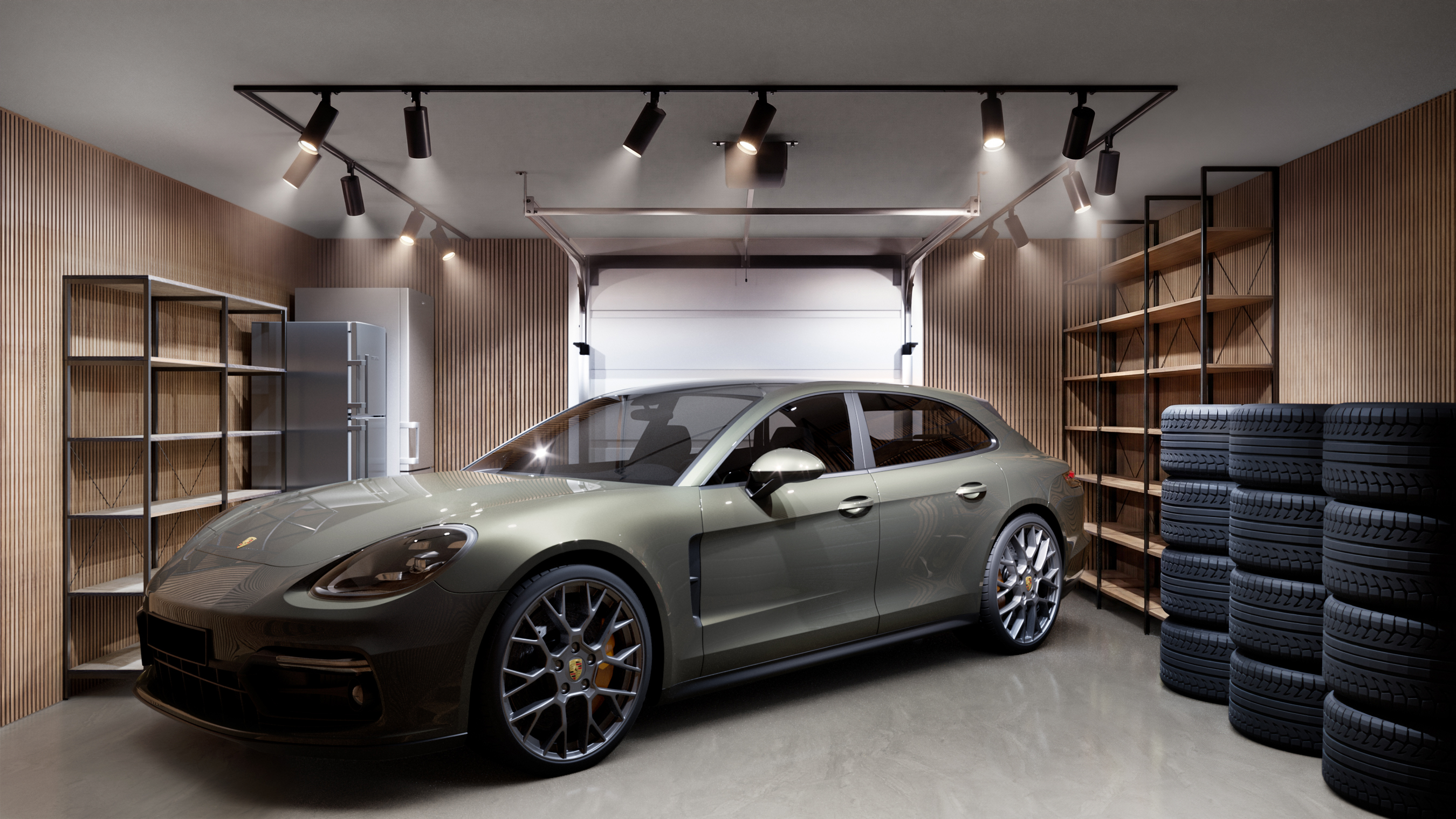 Визуализация интерьера гаража — Изображение №1 — 3D на Dprofile