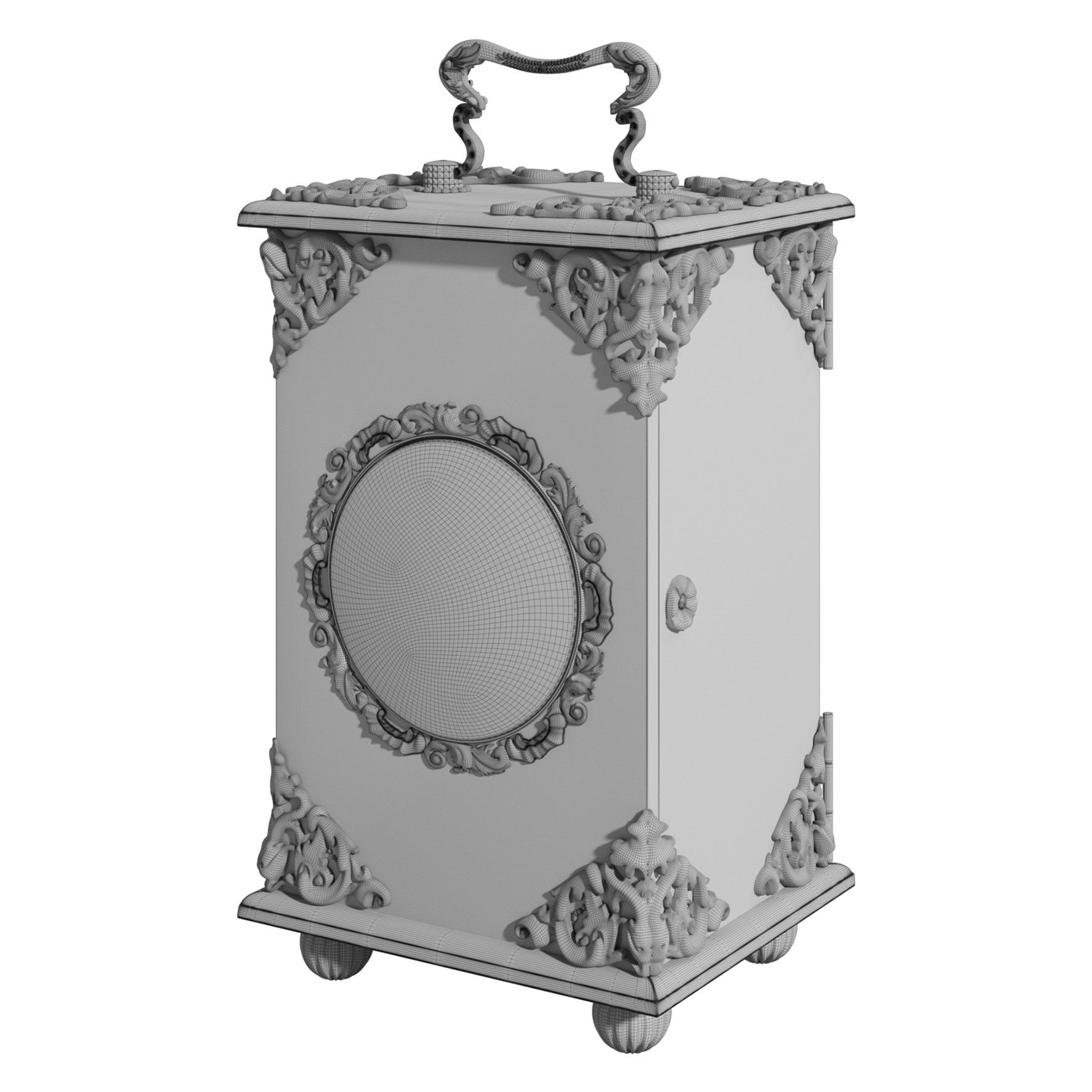 Моделирование антикварных часов — Изображение №3 — 3D на Dprofile