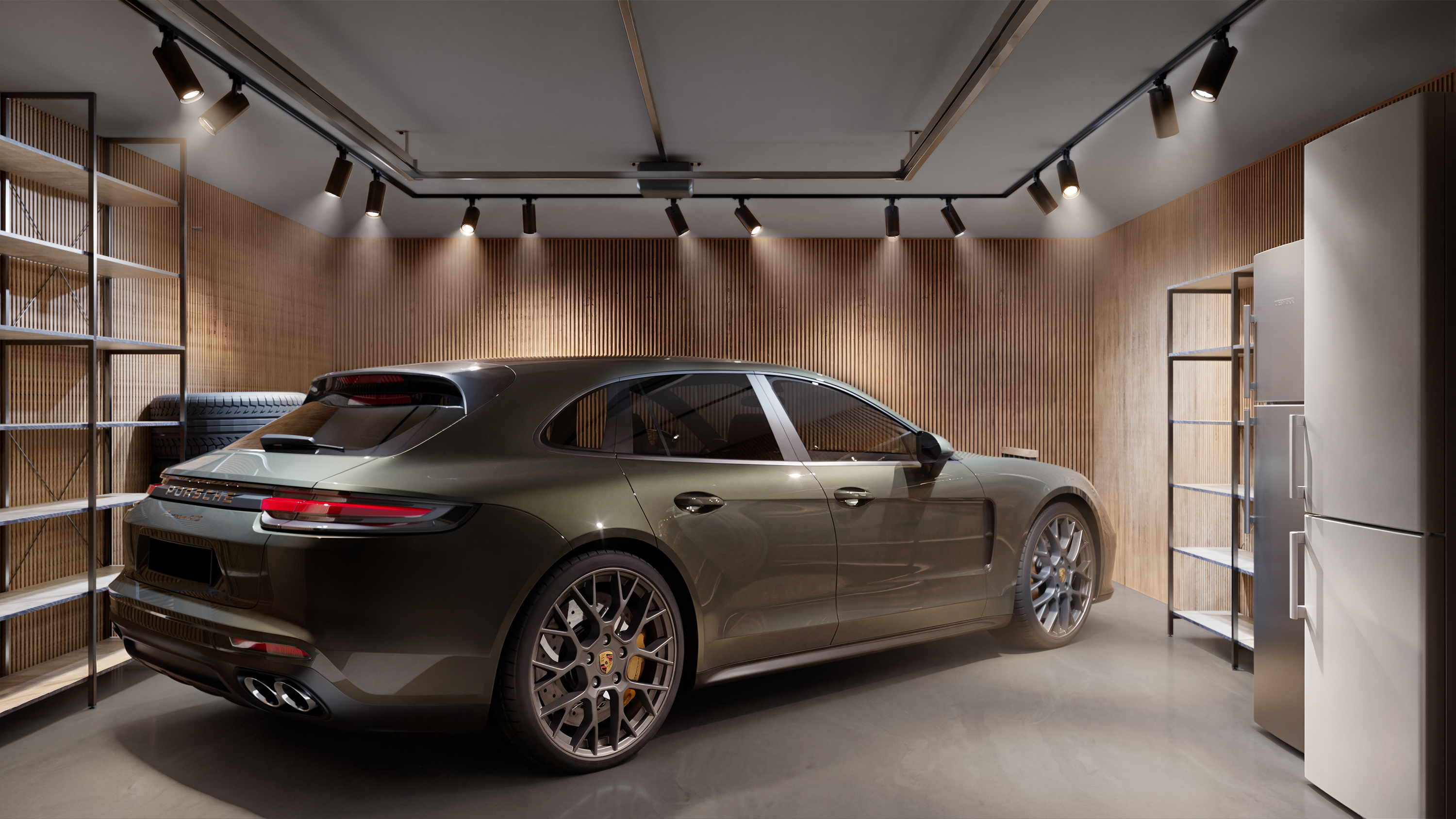 Визуализация интерьера гаража — Изображение №2 — 3D на Dprofile