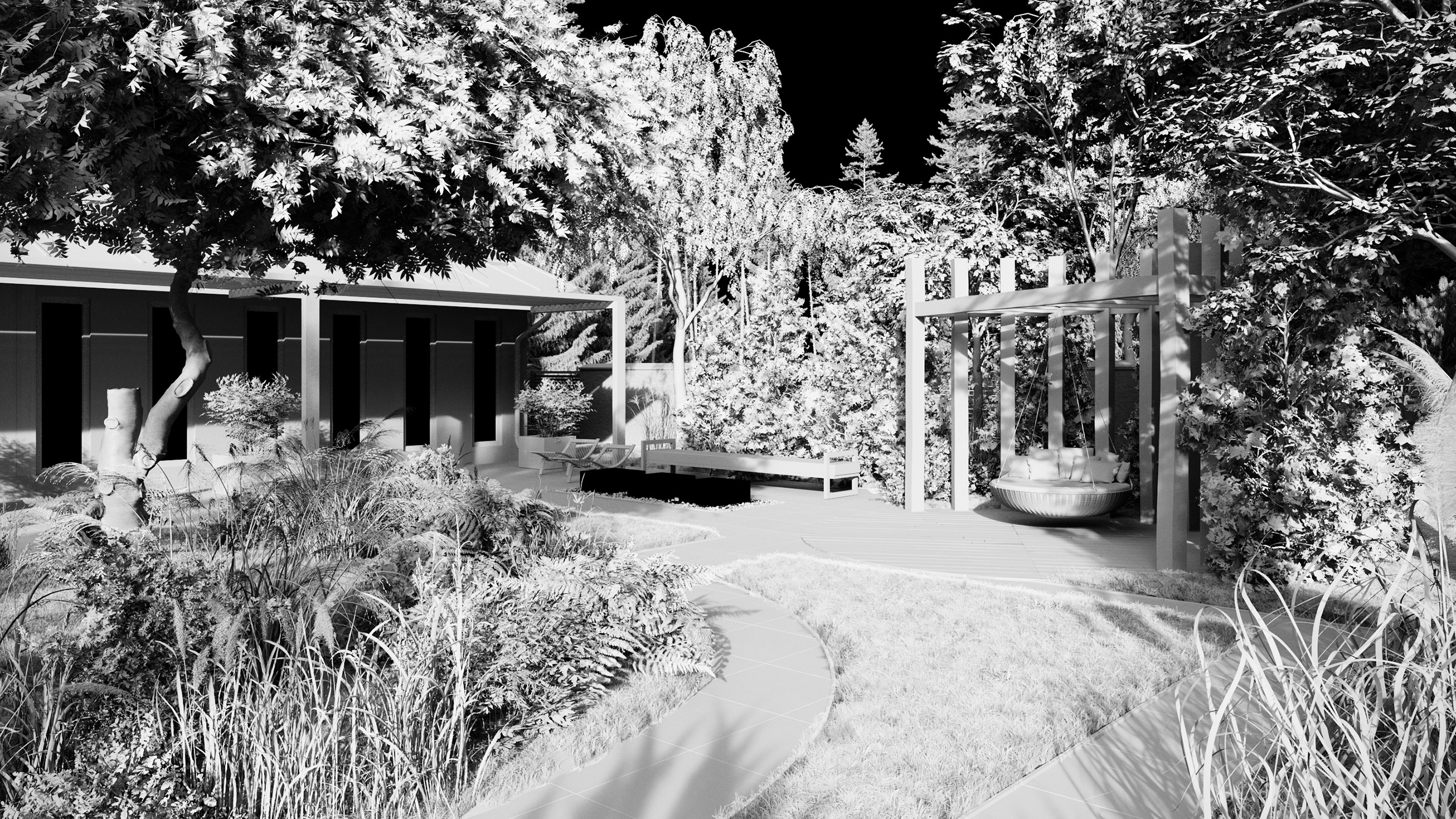 Один и тот же сад - разное настроение — Изображение №3 — 3D, Архитектура на Dprofile