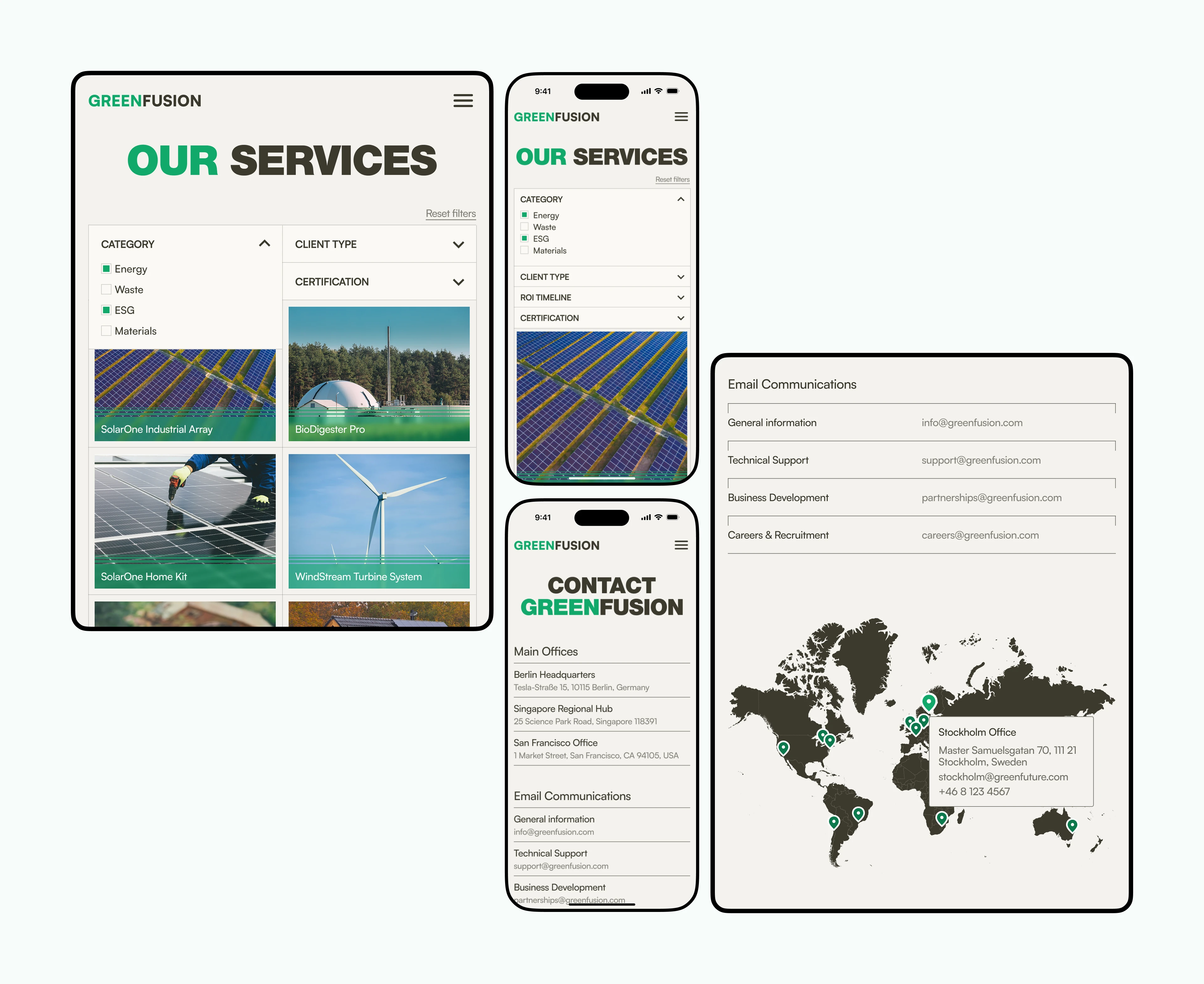 GREENFUSION | Corporate Website — Изображение №5 — Интерфейсы на Dprofile