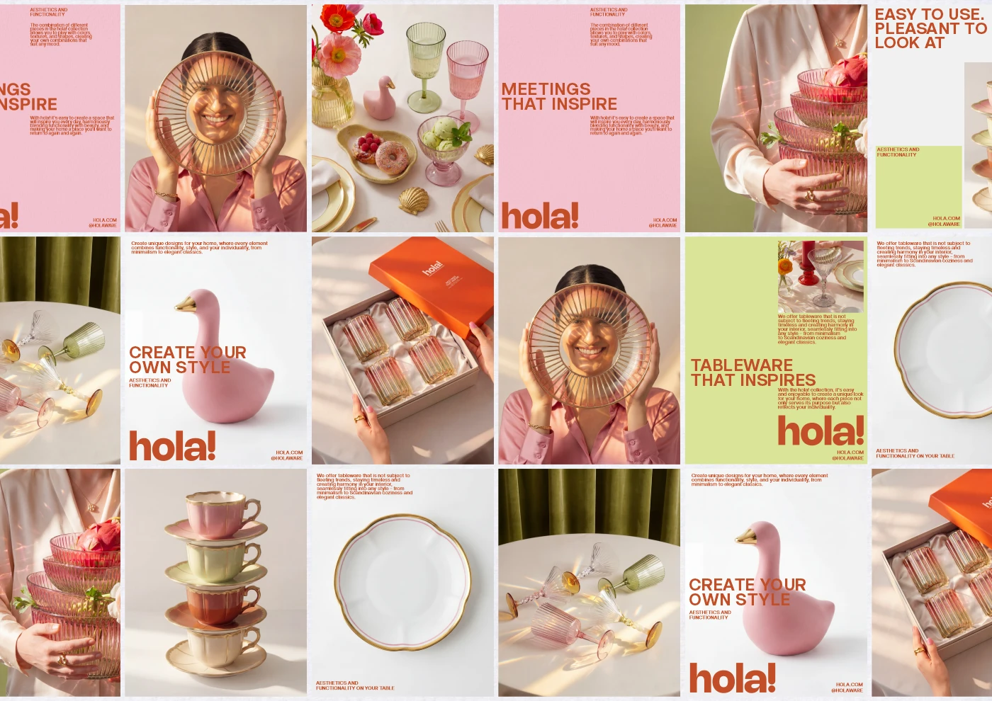 hola! brand identity / логотип / фирменный стиль — Изображение №9 — Брендинг на Dprofile