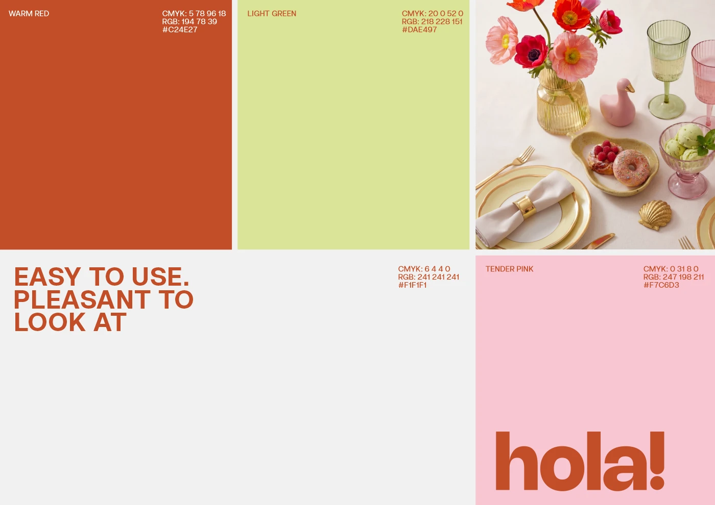 hola! brand identity / логотип / фирменный стиль — Изображение №6 — Брендинг на Dprofile