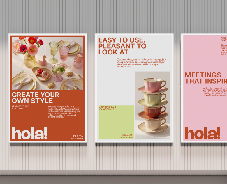 hola! brand identity / логотип / фирменный стиль на Dprofile