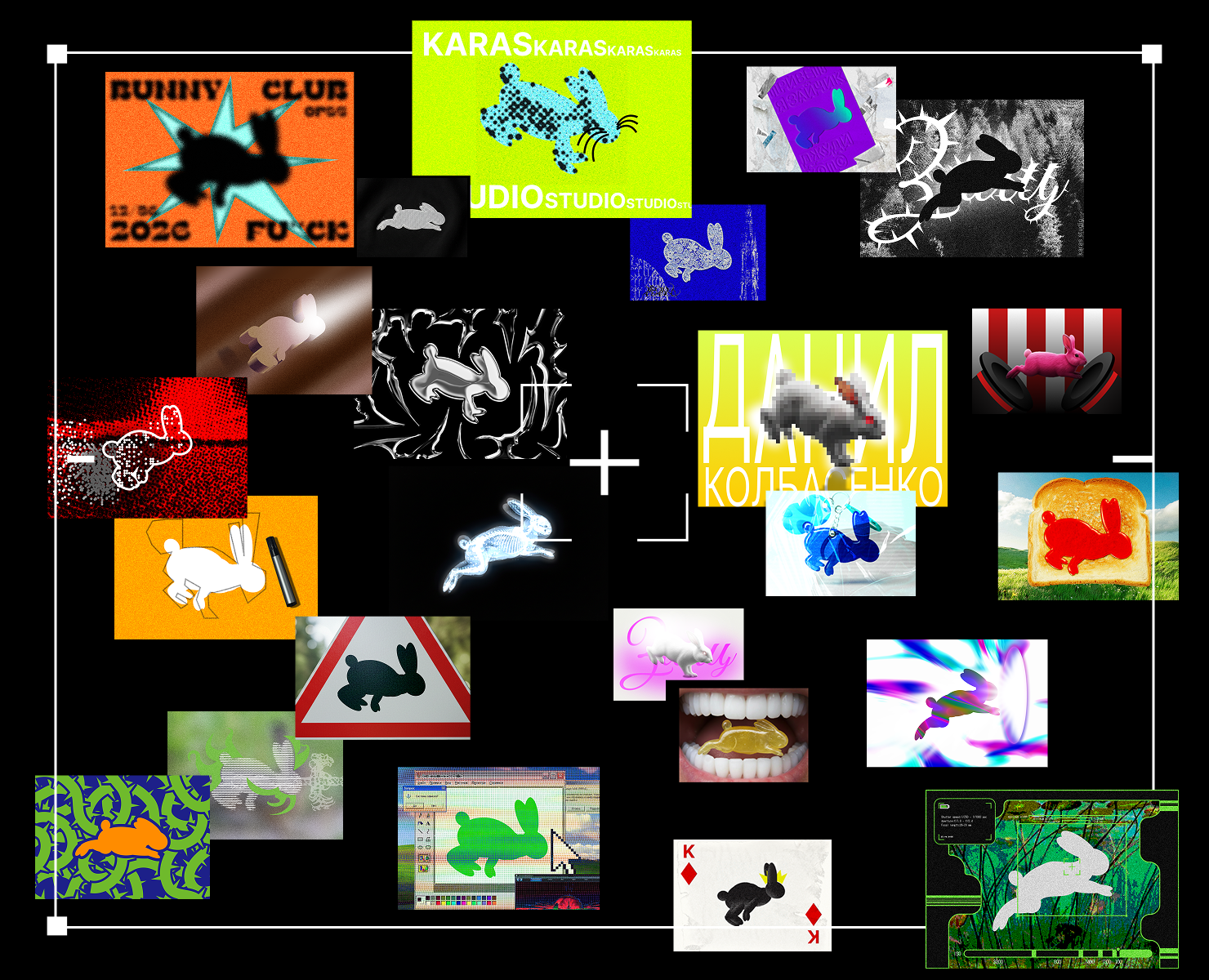 Зайчик, не беги. Stop-motion анимация. Серия плакатов — Графика, Анимация на Dprofile